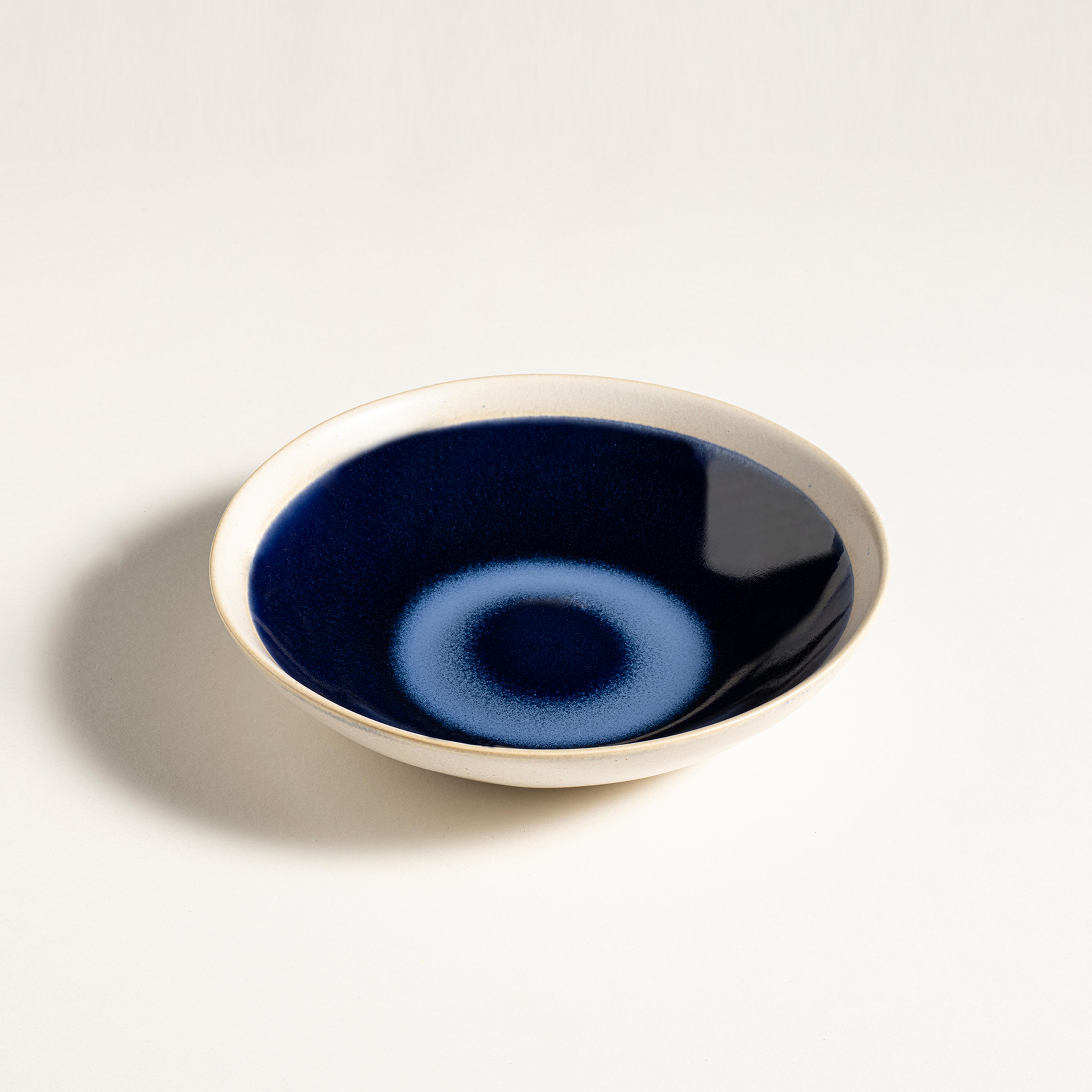 Leırıa Stoneware Çukur Tabak 20 Cm Mavi