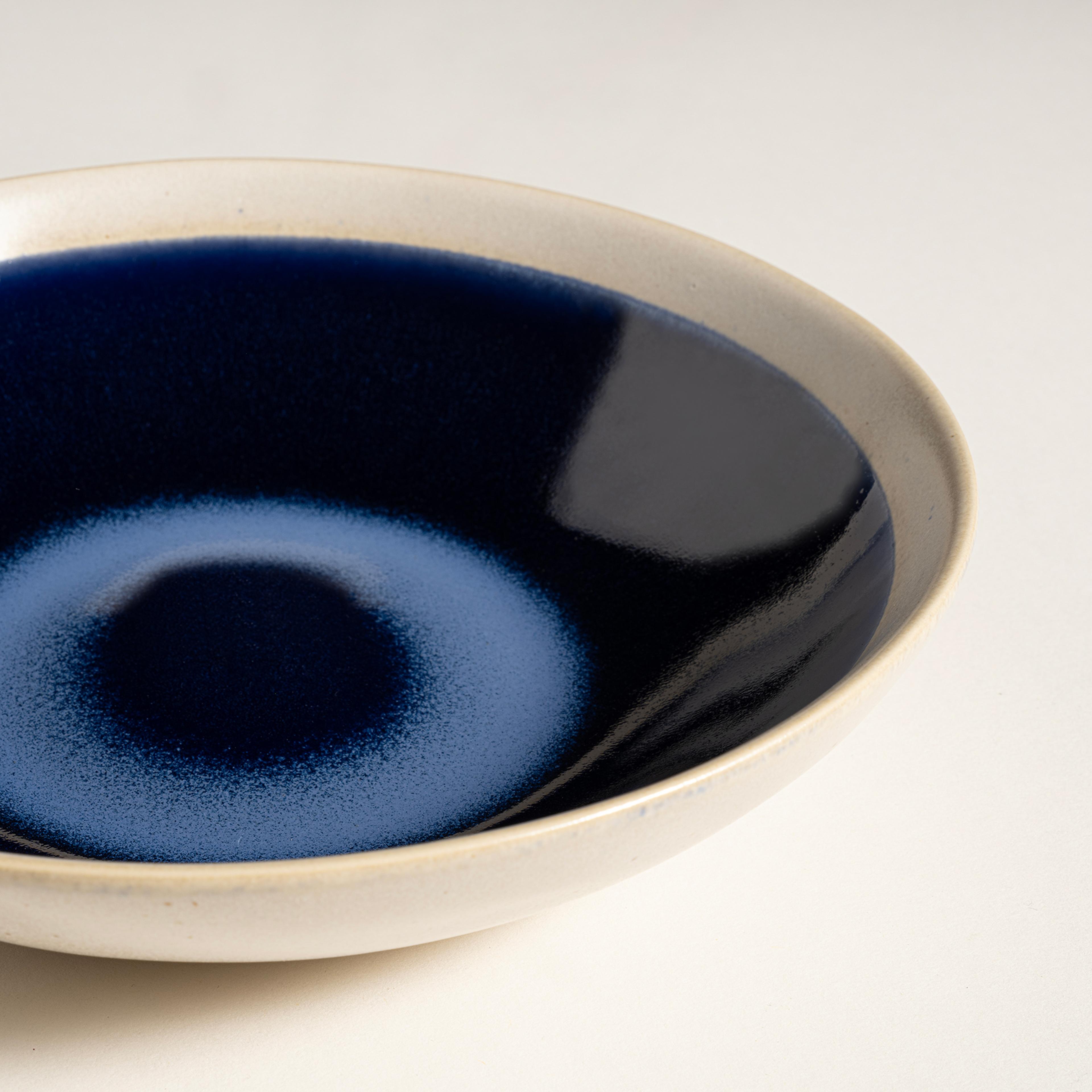 Leırıa Stoneware Çukur Tabak 20 Cm Mavi