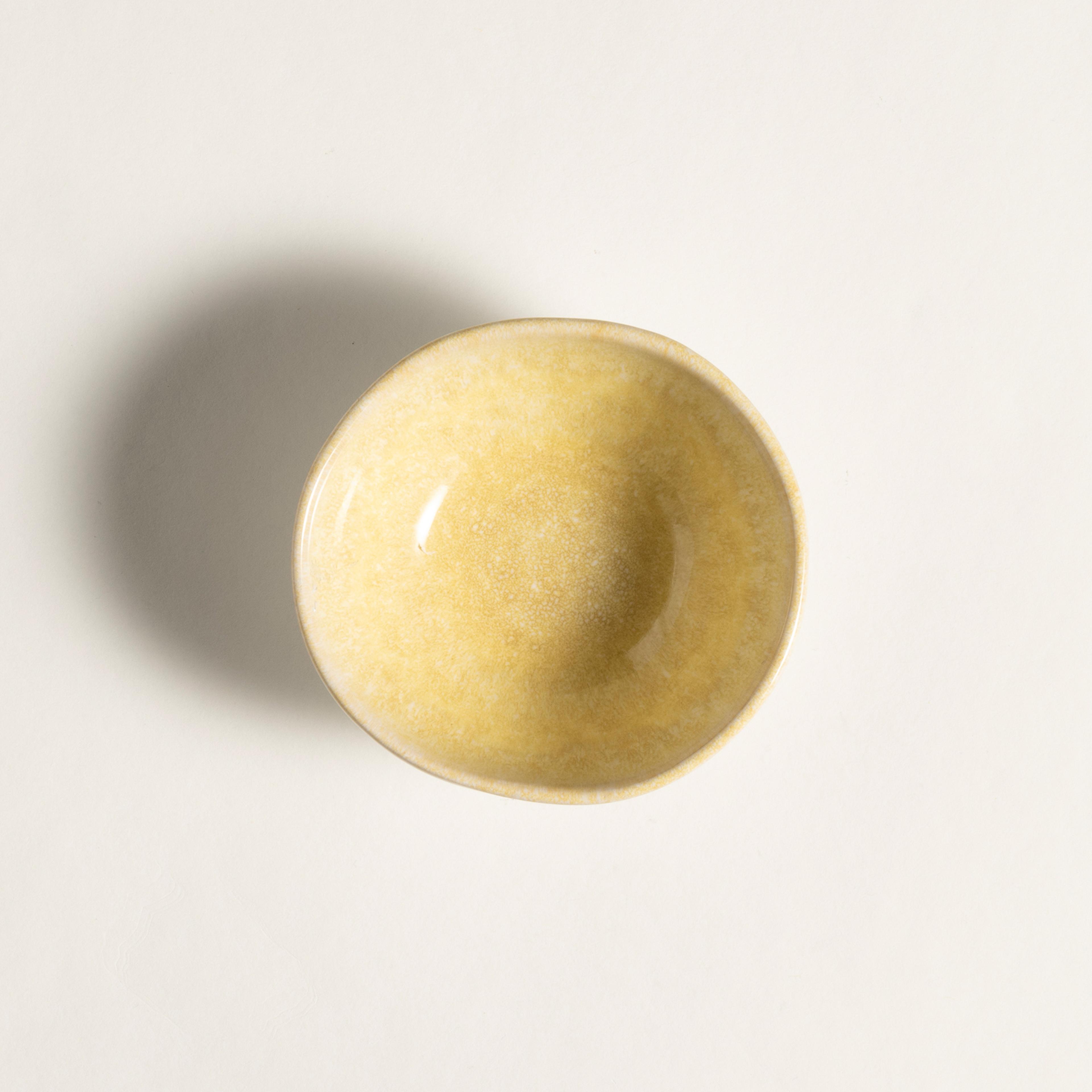 Fonte Stoneware Kase 11x10x4.5 Cm Sarı