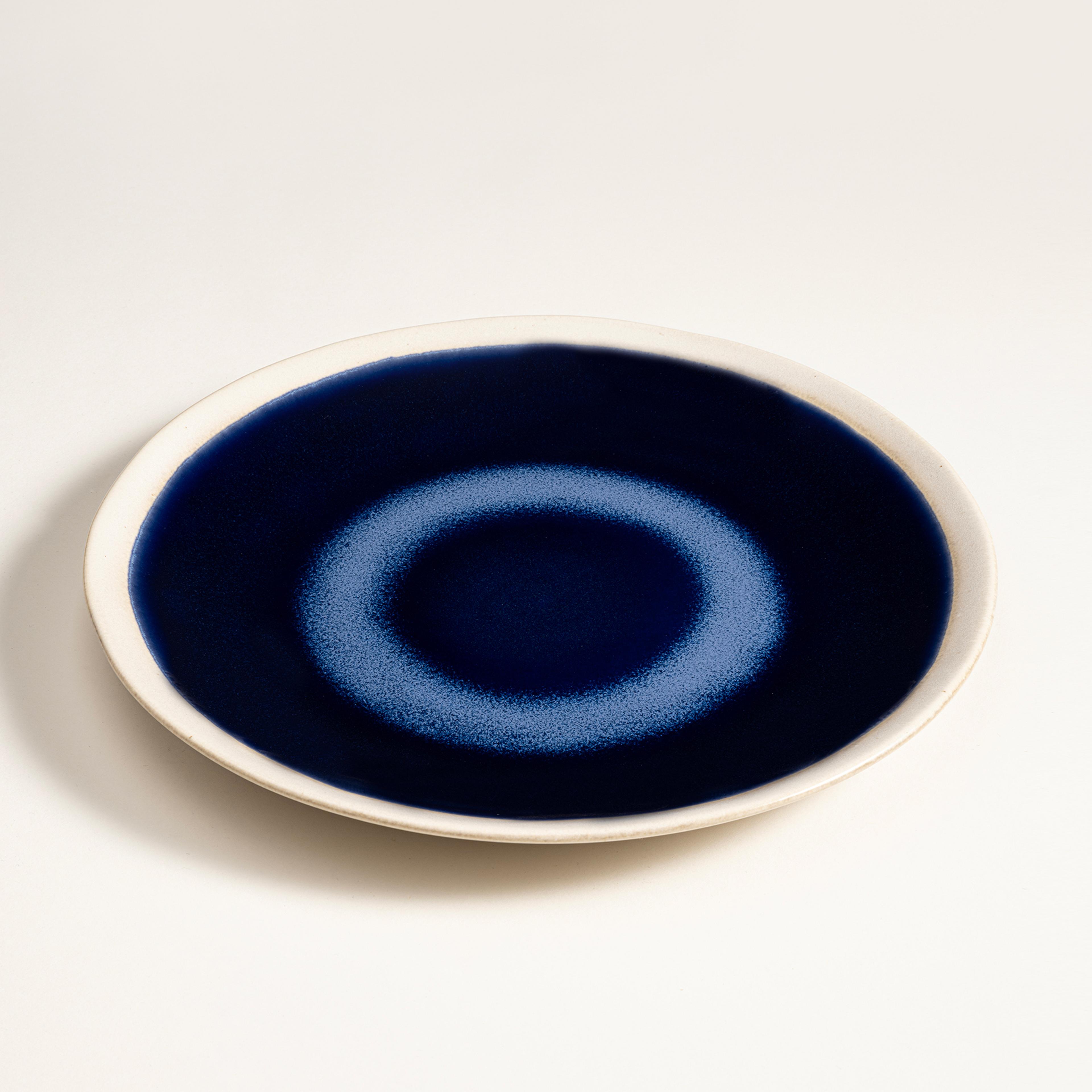 Leırıa Stoneware Yemek Tabağı 27 Cm Mavi