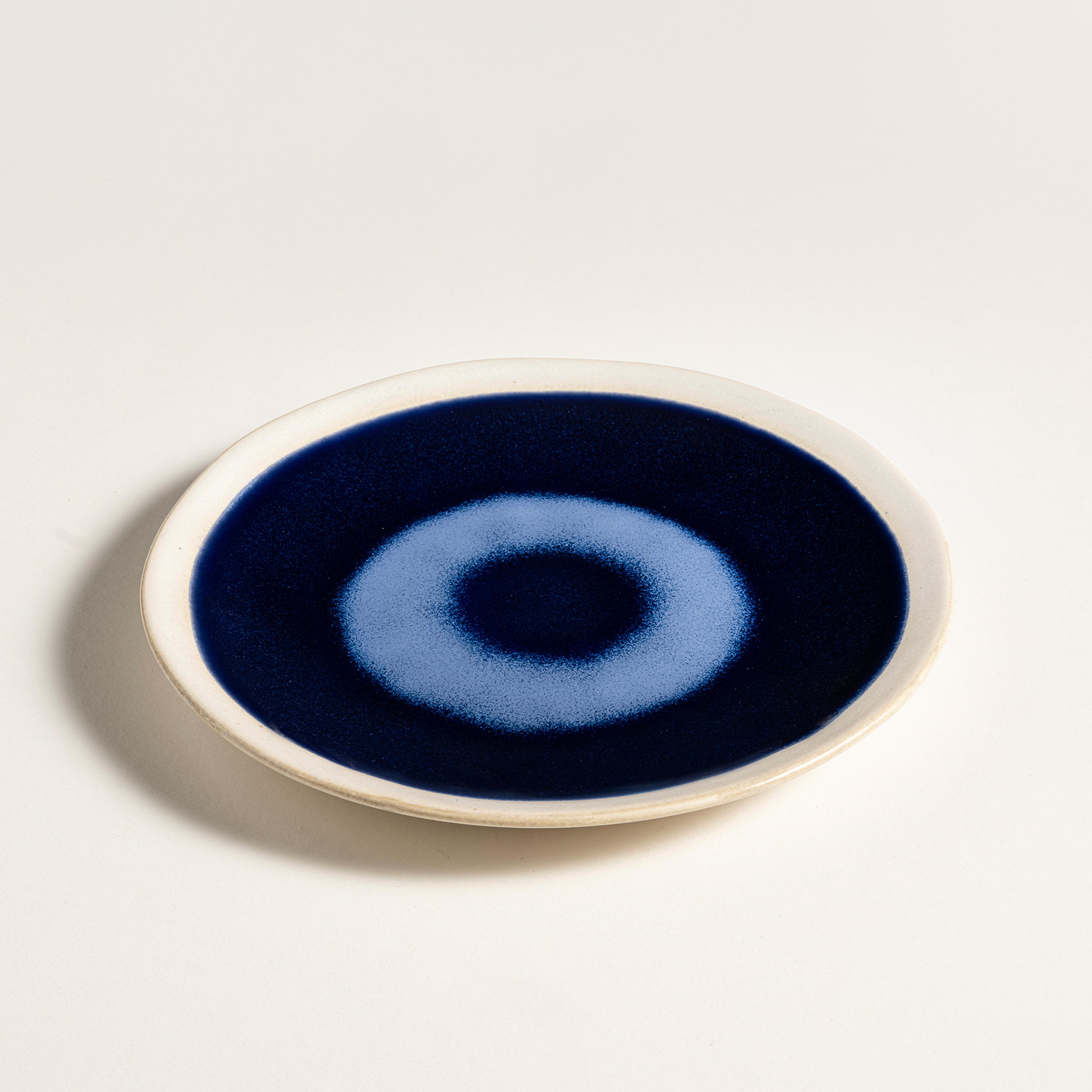 Leırıa Stoneware Pasta Tabağı 23 Cm Mavi