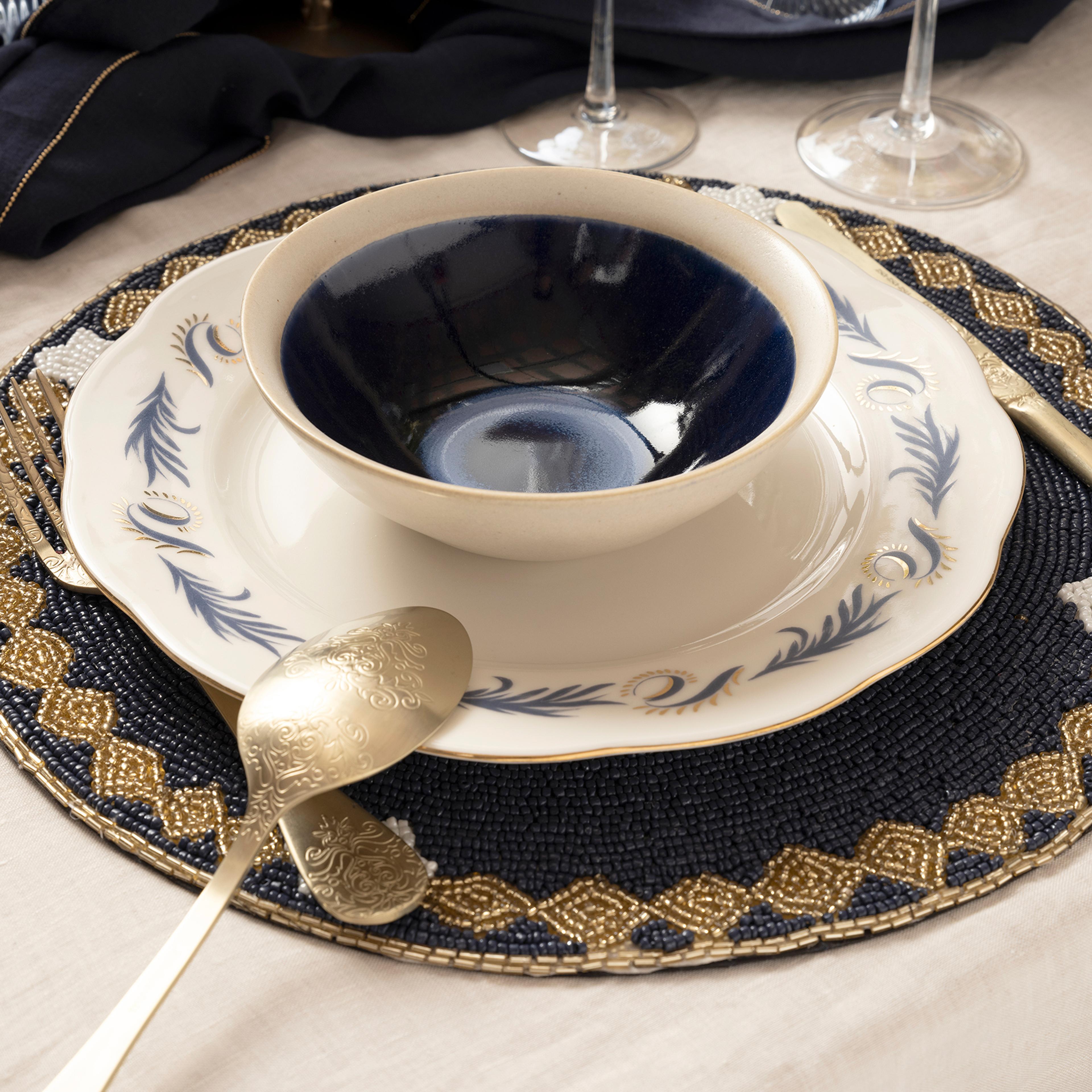 Leırıa Stoneware Kase 15 Cm Mavi