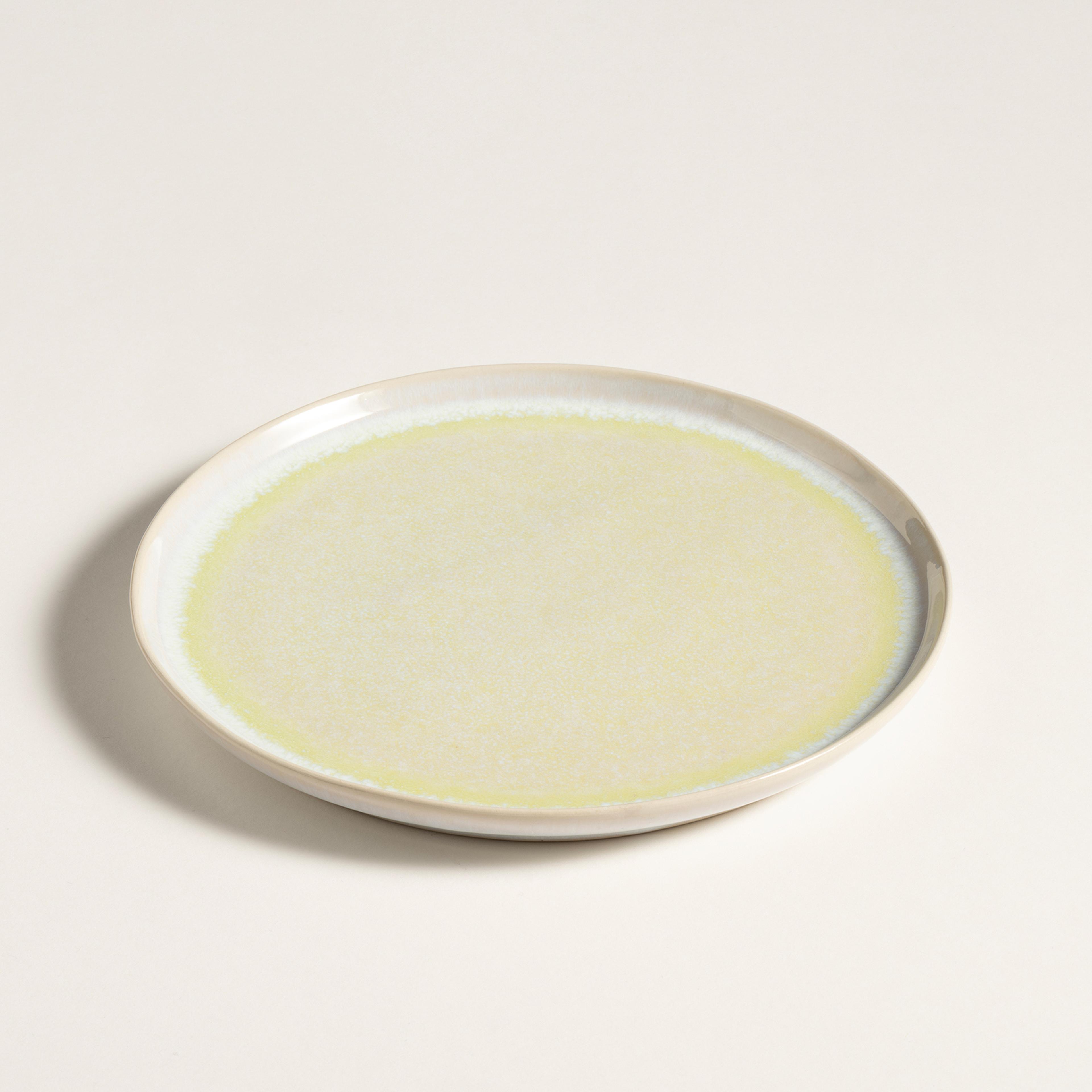 Fonte Stoneware Pasta Tabağı 22x22x2 Cm Yeşil