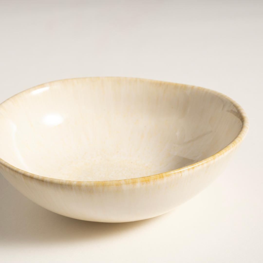 Fonte Stoneware Kase 15.5x14.5x5 Cm Sarı