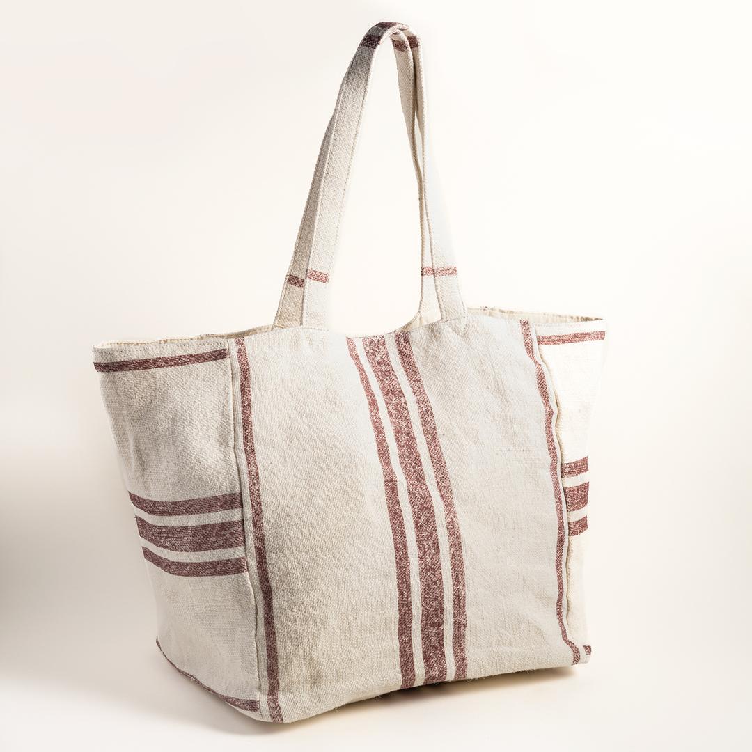 Kolkata Jüt Çanta 36x37x26 Cm Bej