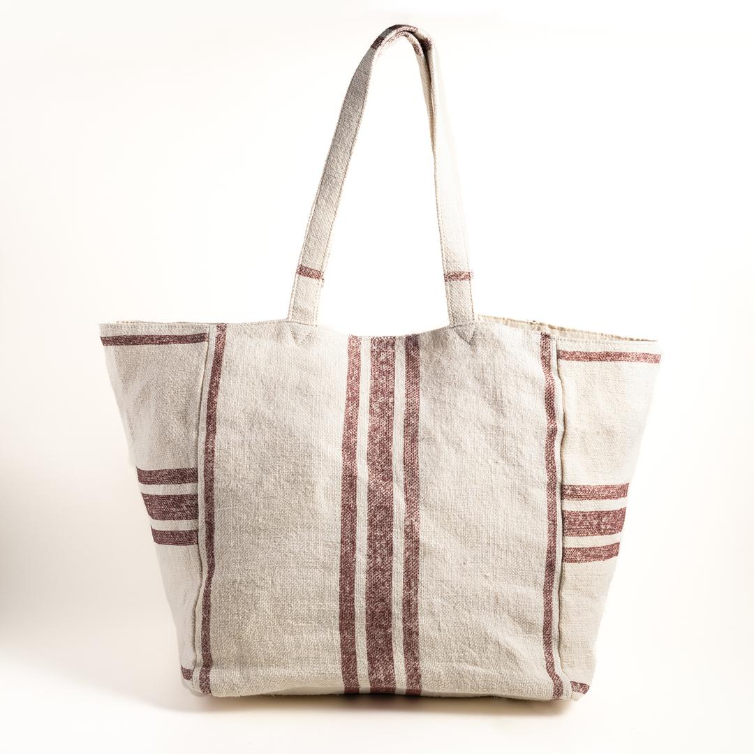 Kolkata Jüt Çanta 36x37x26 Cm Bej