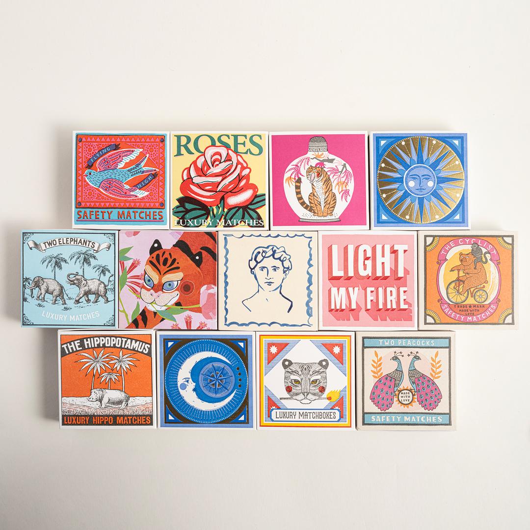 Flyıng Hıgh Ahşap Kibrit Hediyelik Eşya 11x11x3 Cm Renkli