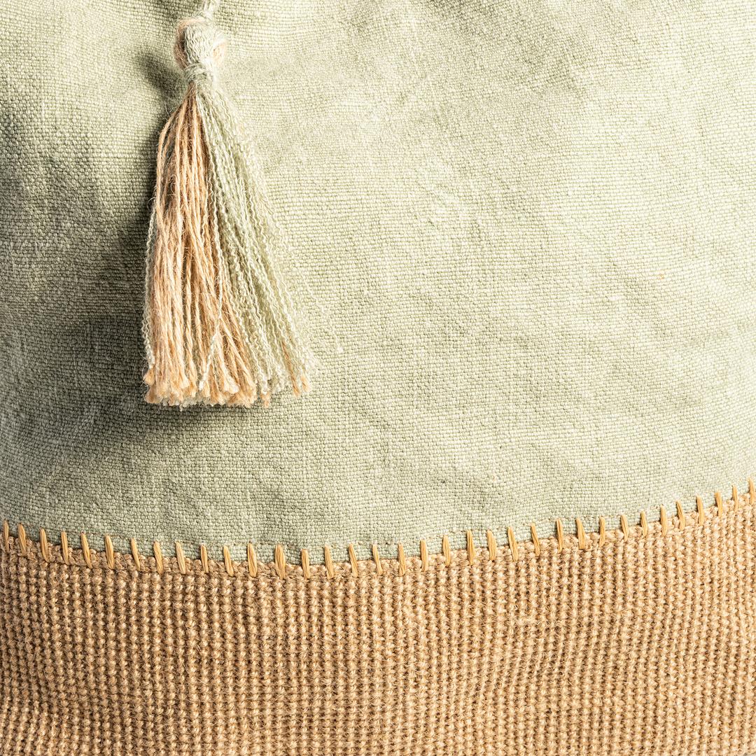 Kolkata Jüt Çanta 32x39x10 Cm Yeşil