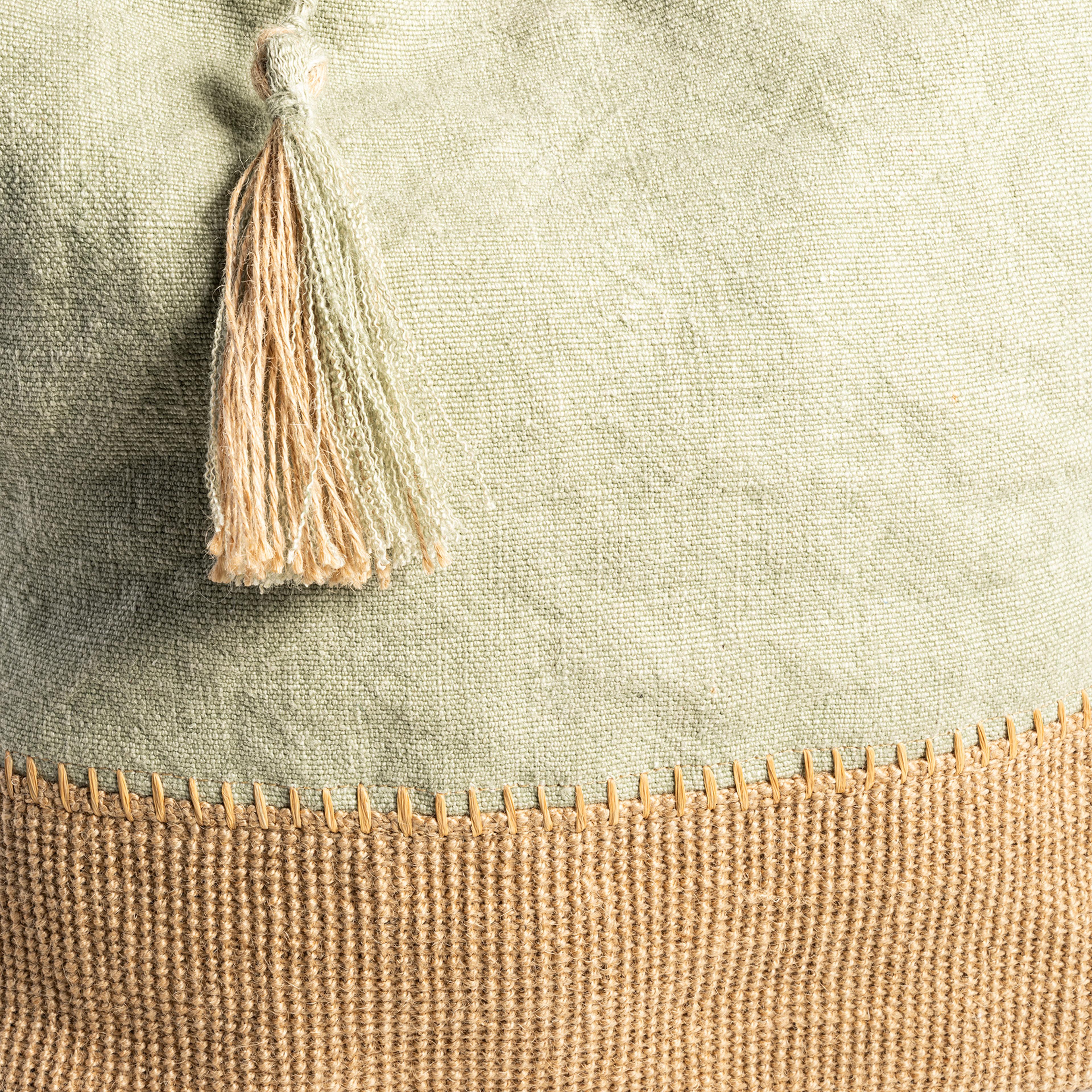 Kolkata Jüt Çanta 32x39x10 Cm Yeşil