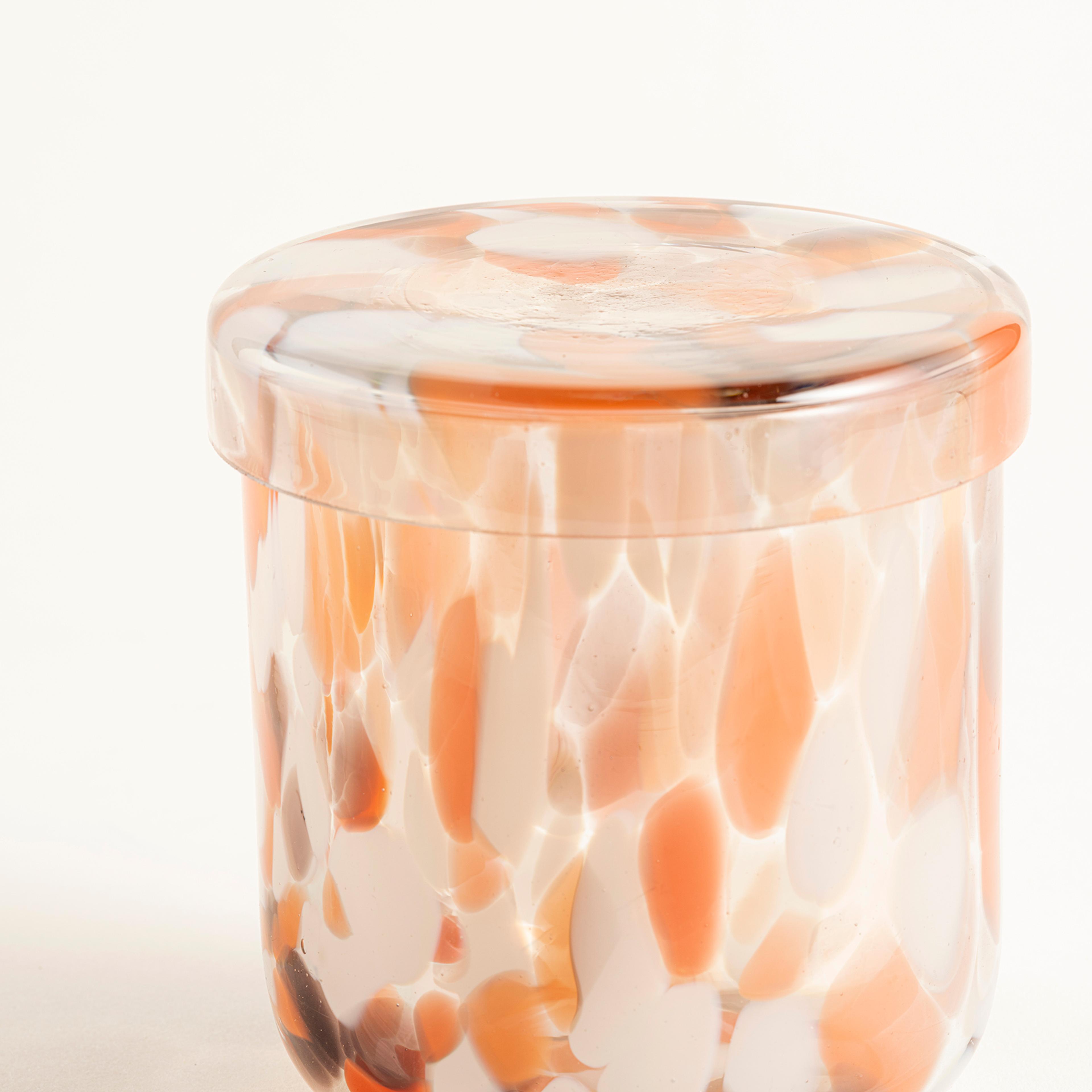 Aravalı Cam Pamukluk 10x10x11 Cm Pembe