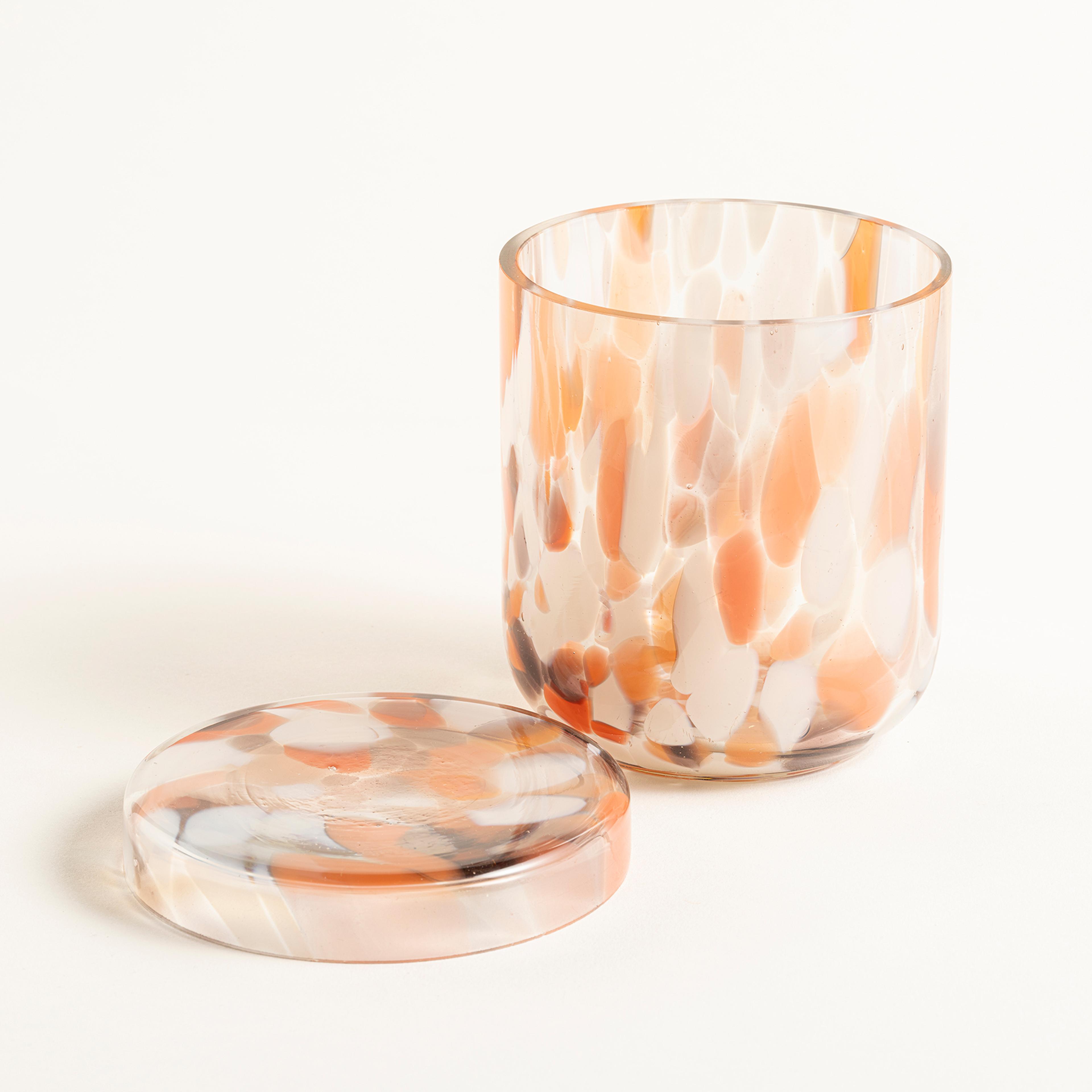 Aravalı Cam Pamukluk 10x10x11 Cm Pembe