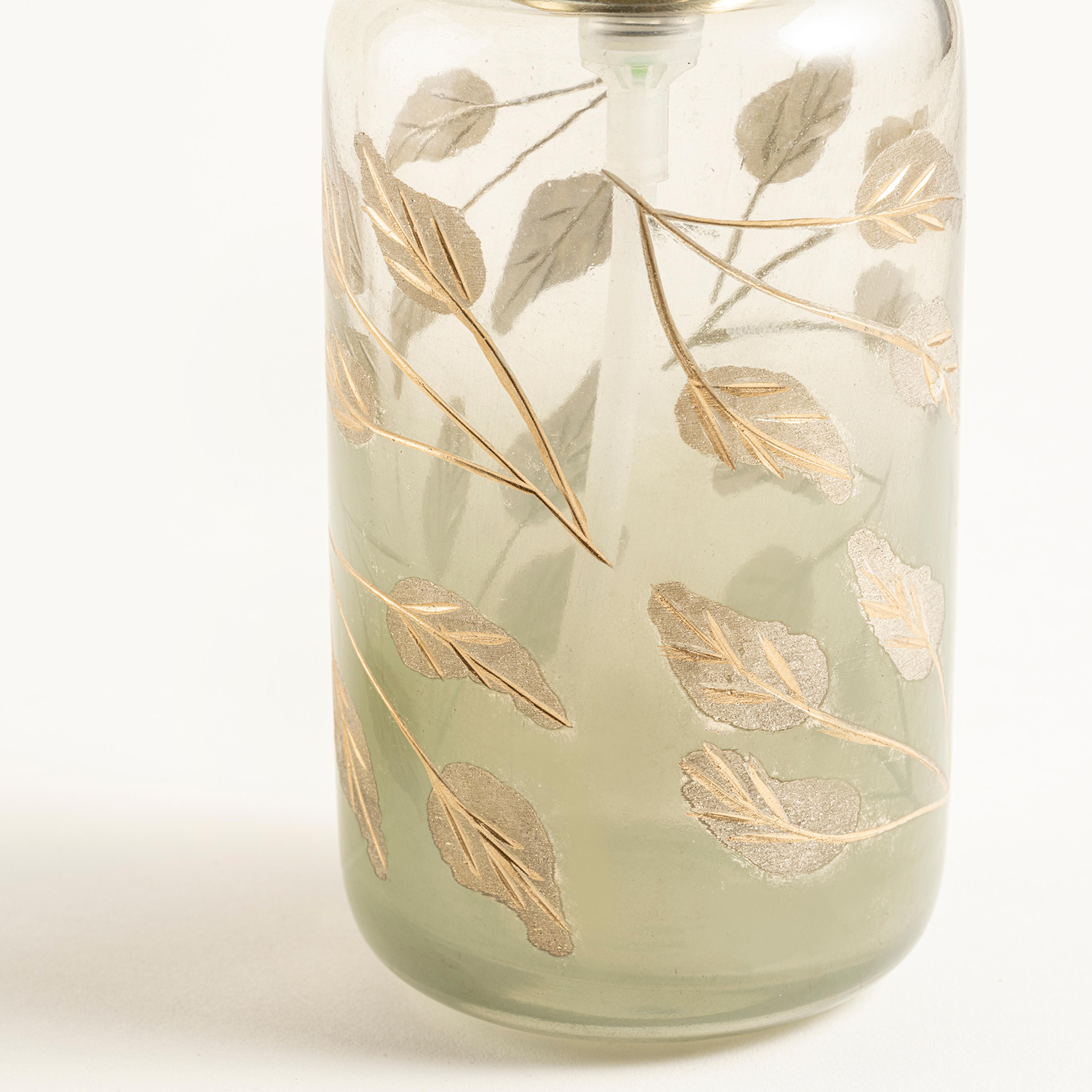 Aravalı Cam Sıvı Sabunluk 6.85x6.85x20 Cm Yeşil