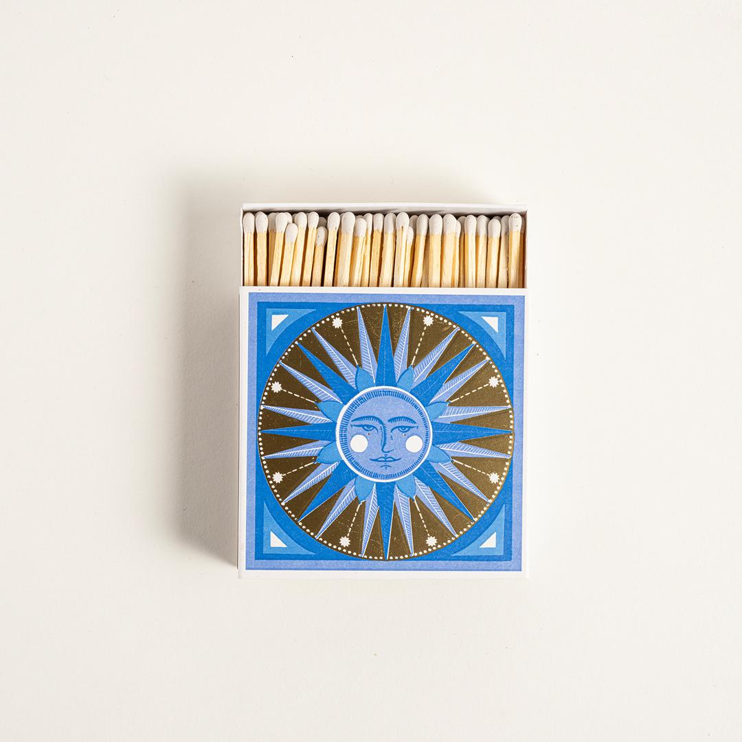 Golden Sun Ahşap Kibrit Hediyelik Eşya 11x11x3 Cm Renkli