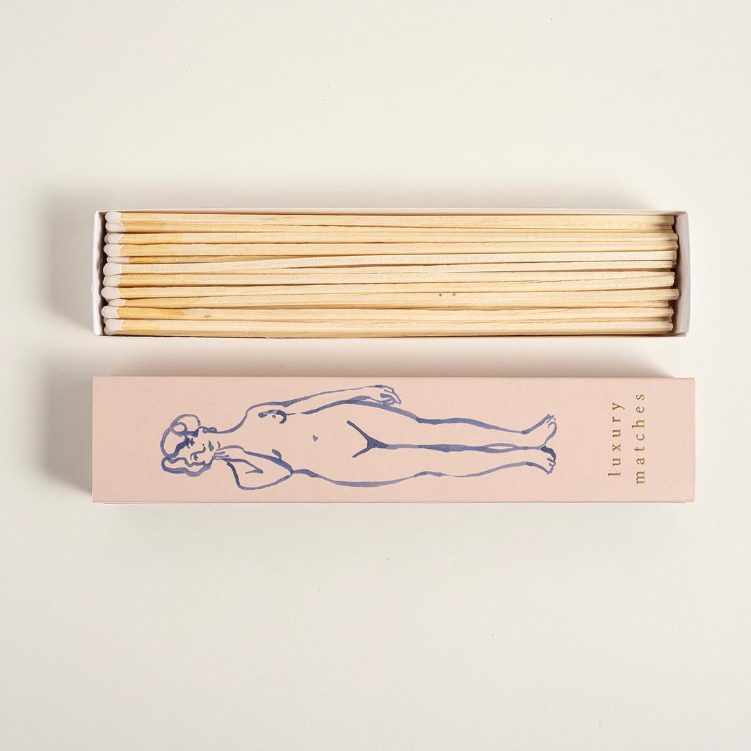 Nude Luxury Ahşap Kibrit Hediyelik Eşya 29x60x3 Cm Renkli