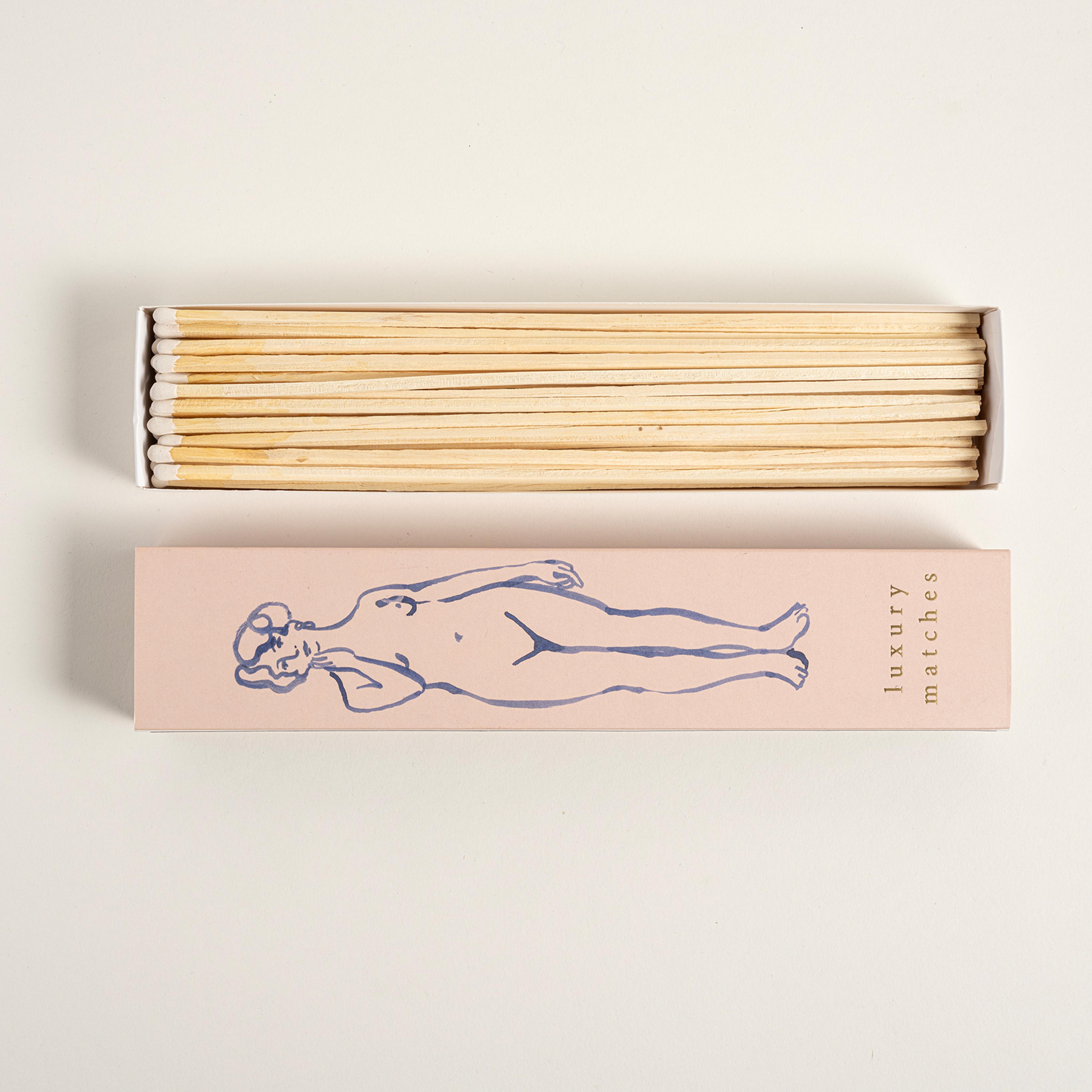 Nude Luxury Ahşap Kibrit Hediyelik Eşya 29x60x3 Cm Renkli
