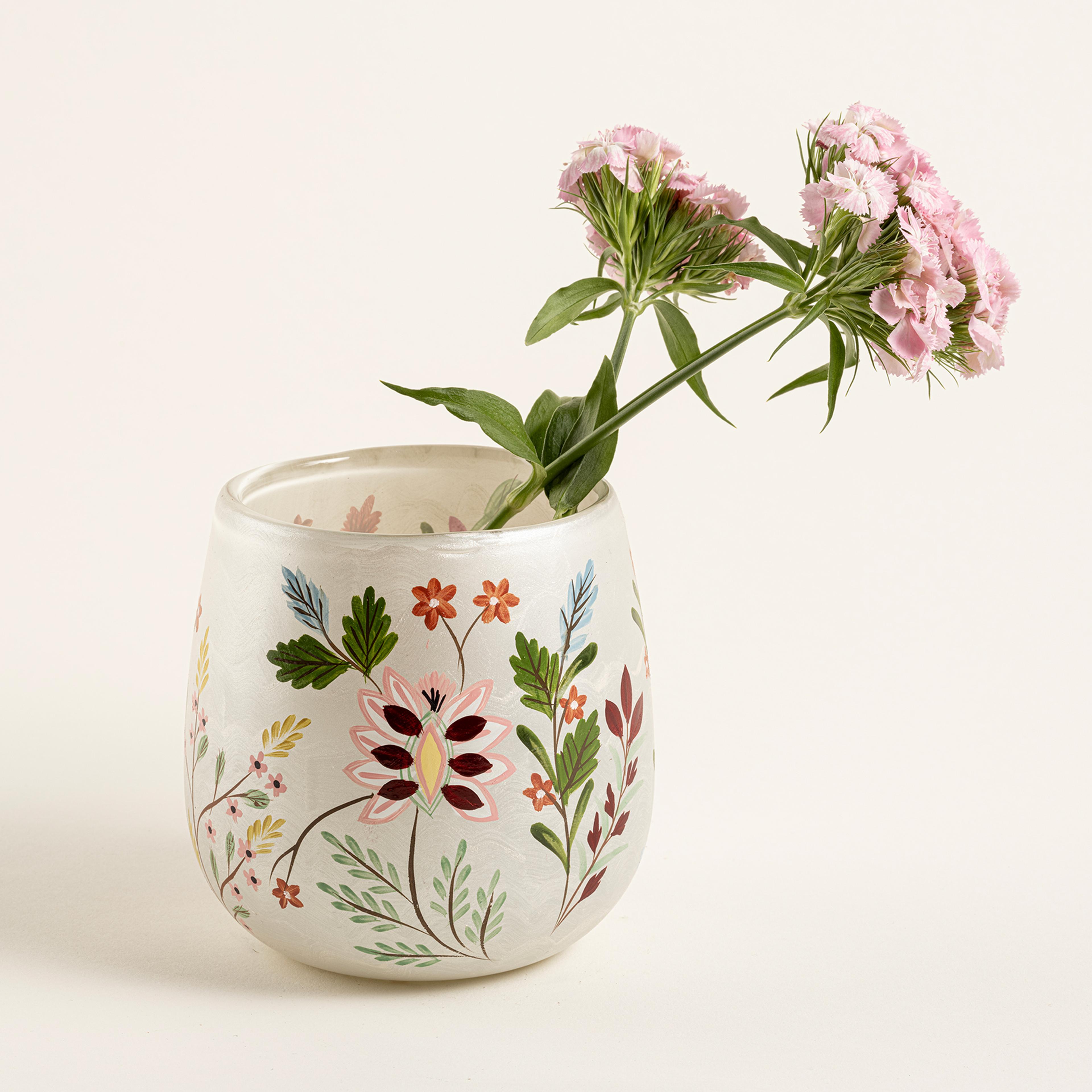 Aravalı Cam Dekoratif Kase 10x10x10 Cm Renkli