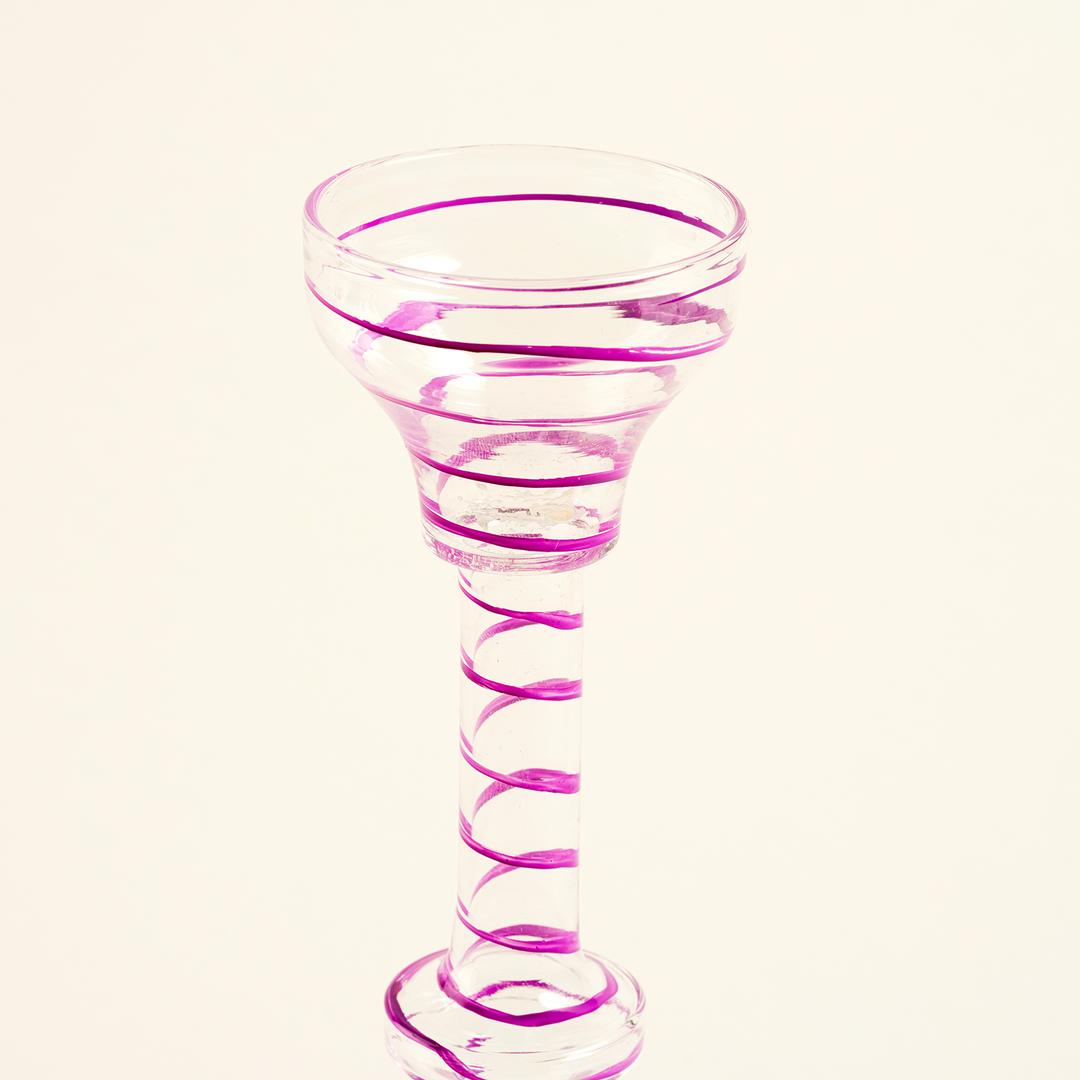 Aravalı Cam Şamdan 8x8x15.5 Cm Renkli