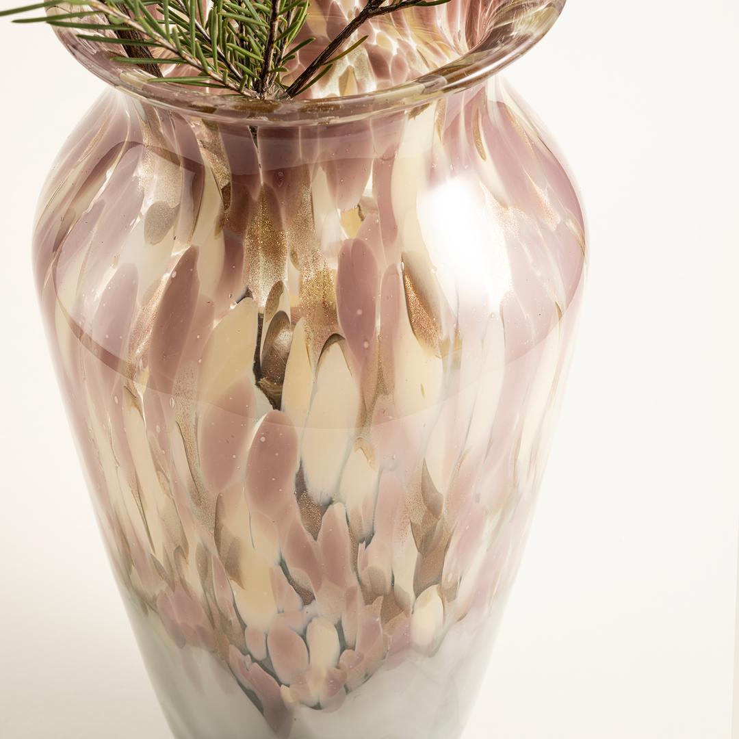 Macau Cam Vazo 16x16x36.5 Cm Gri