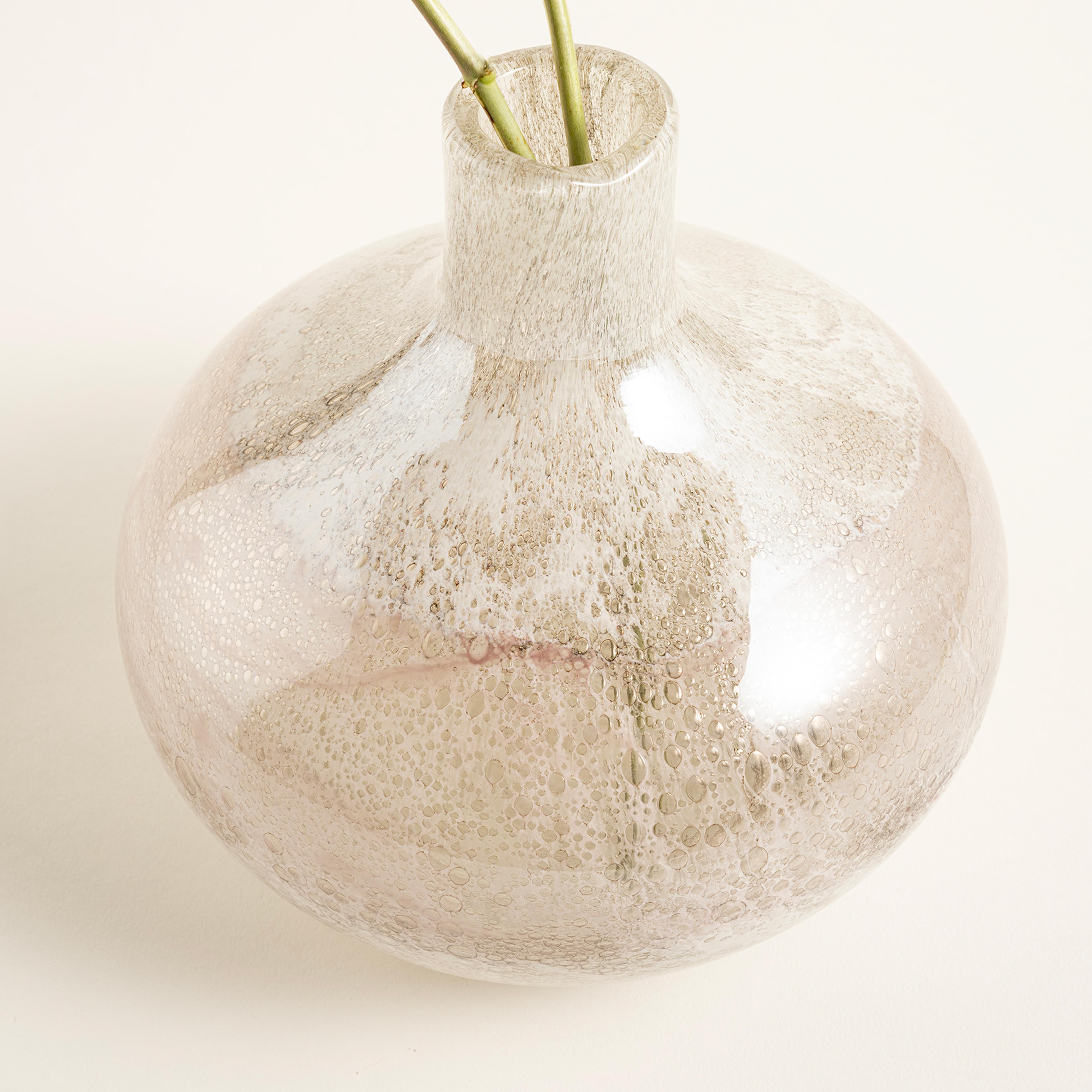 Macau Cam Vazo 17x17x17 Cm Bej