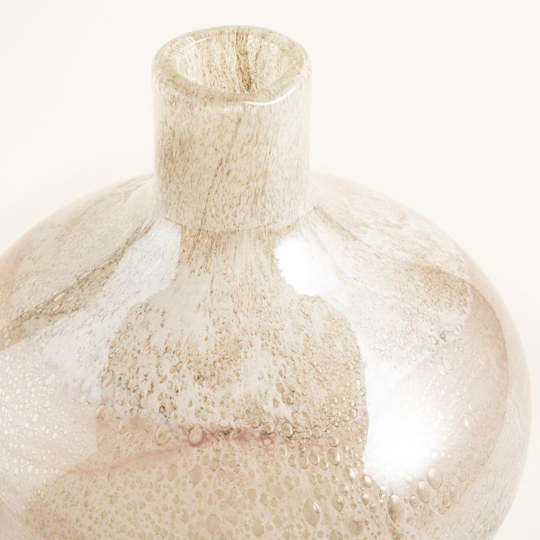 Macau Cam Vazo 17x17x17 Cm Bej