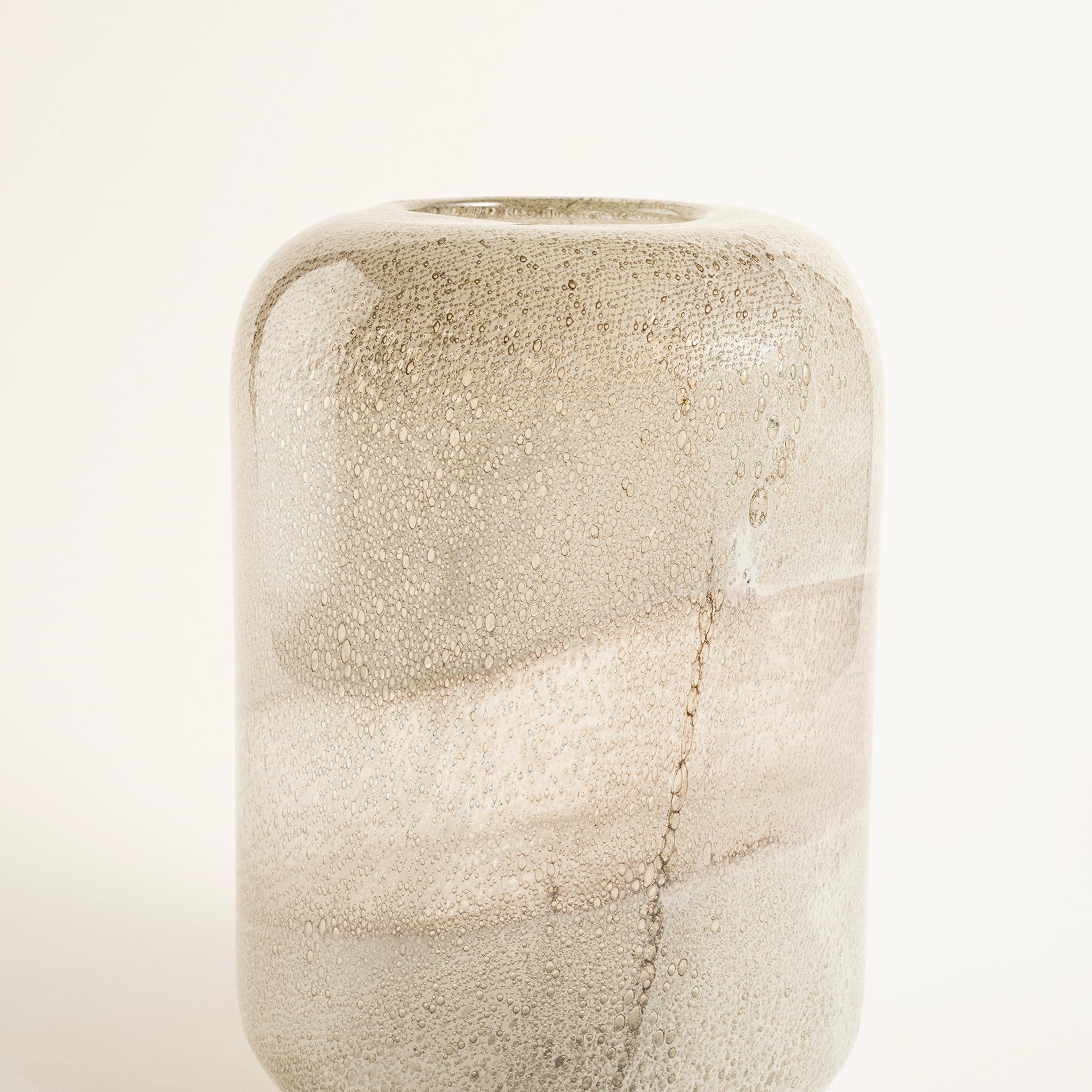 Macau Cam Vazo 16x16x22.5 Cm Bej