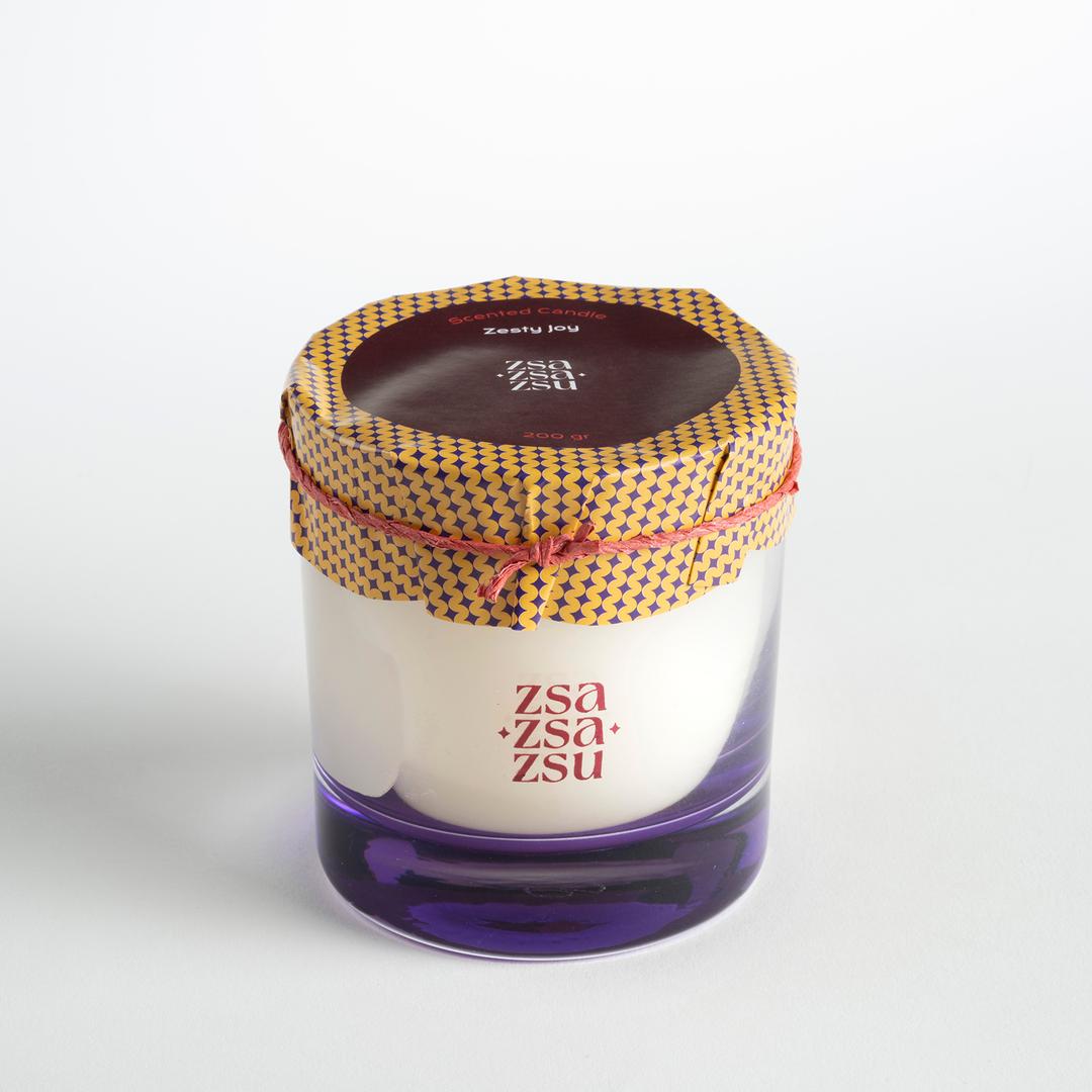 Parafın Kokulu Mum 200 Gr Zesty Joy
