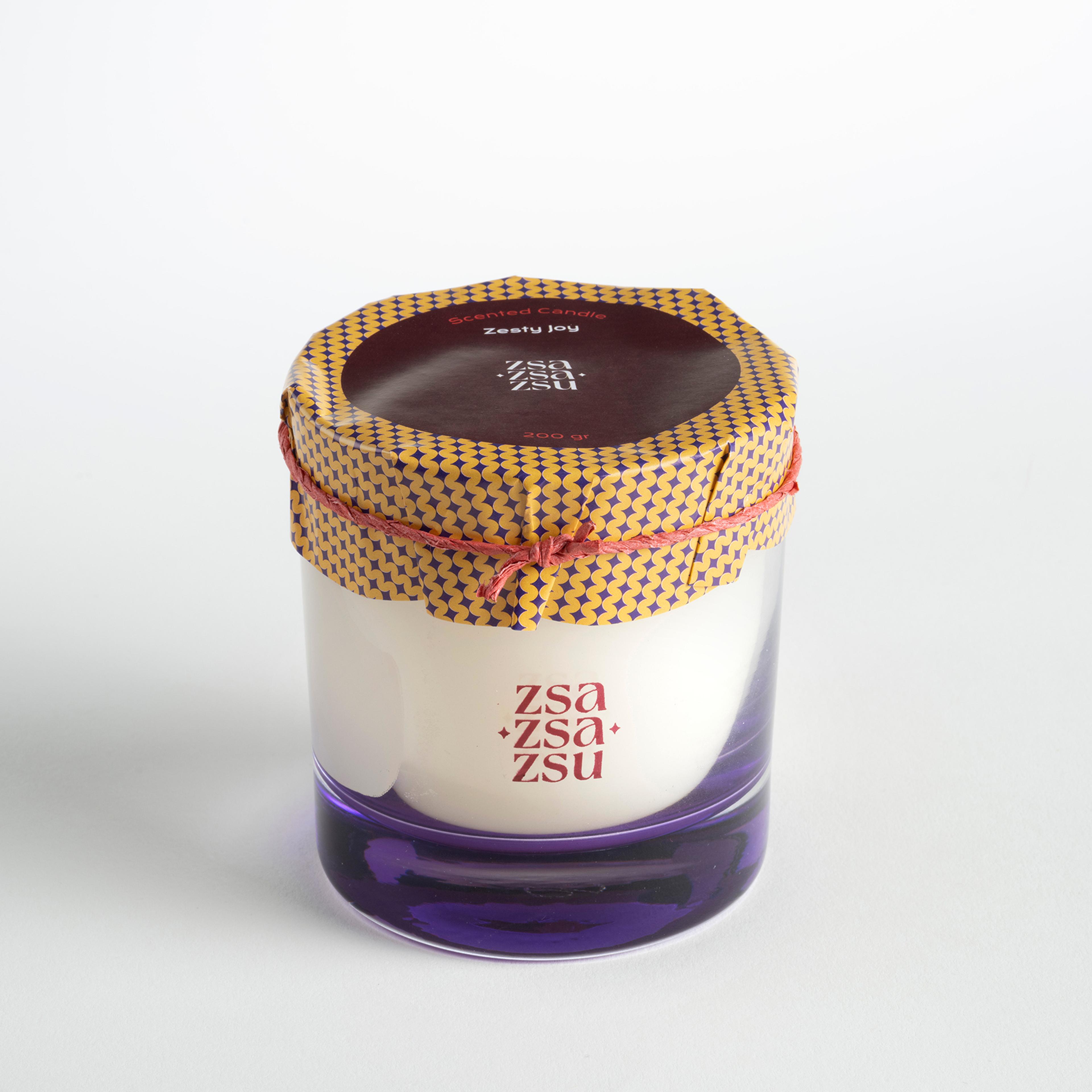 Parafın Kokulu Mum 200 Gr Zesty Joy