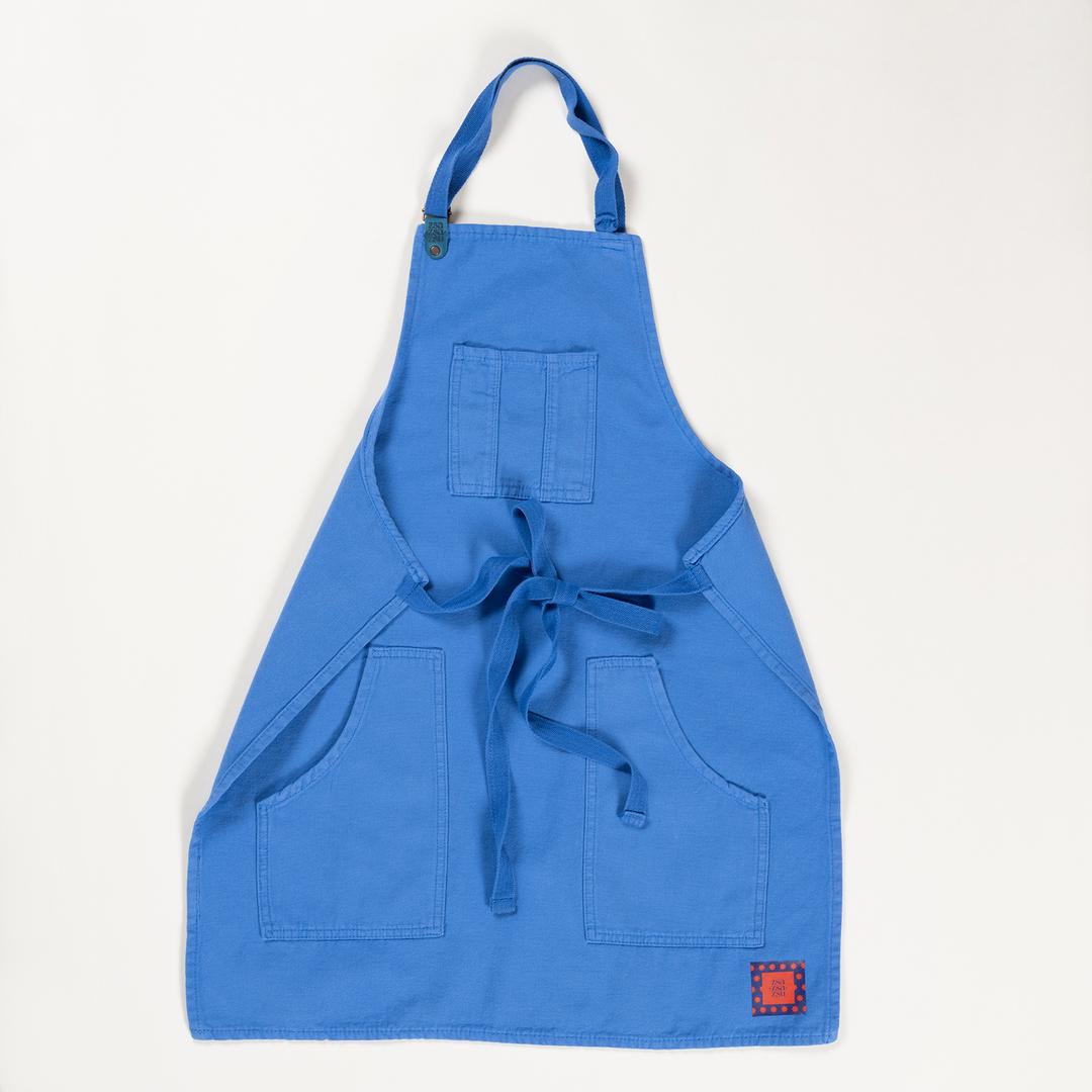 Solıd Pamuk %100 Pamuk Önlük Standart Beden Mavi