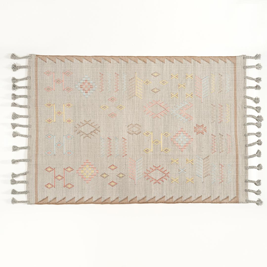 Jaıpur Pamuk Kilim 120x180 Cm Gri