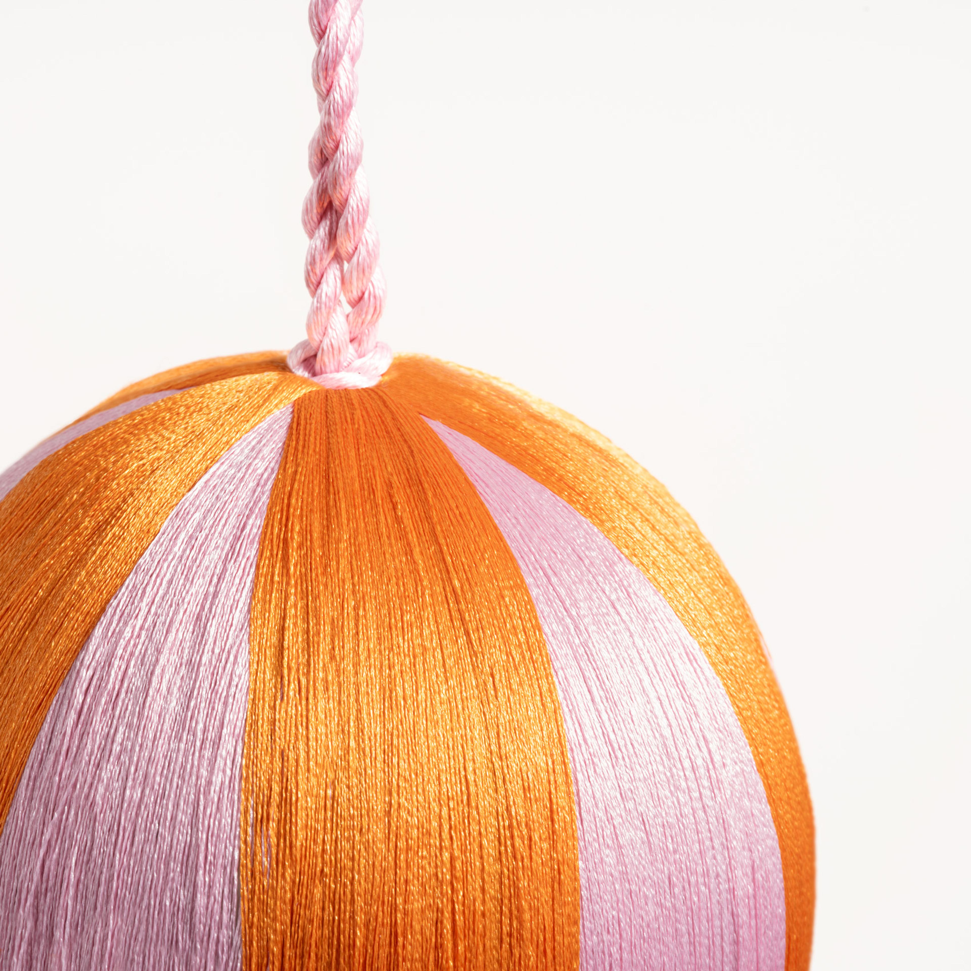 Bombay - Dekoratif Obje 7 Cm Pembe - Turuncu