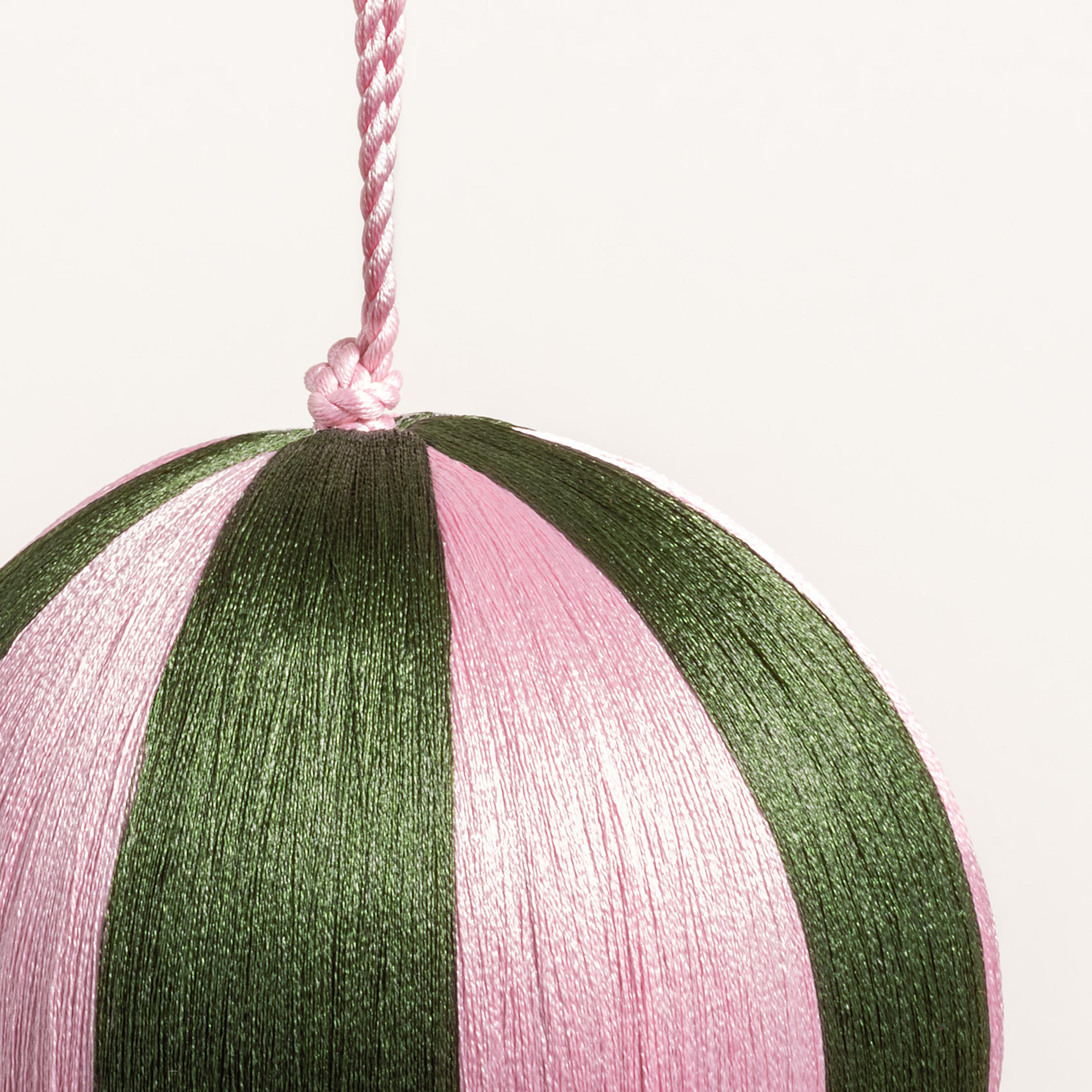 Bombay - Dekoratif Obje 10 Cm Pembe - Yeşil