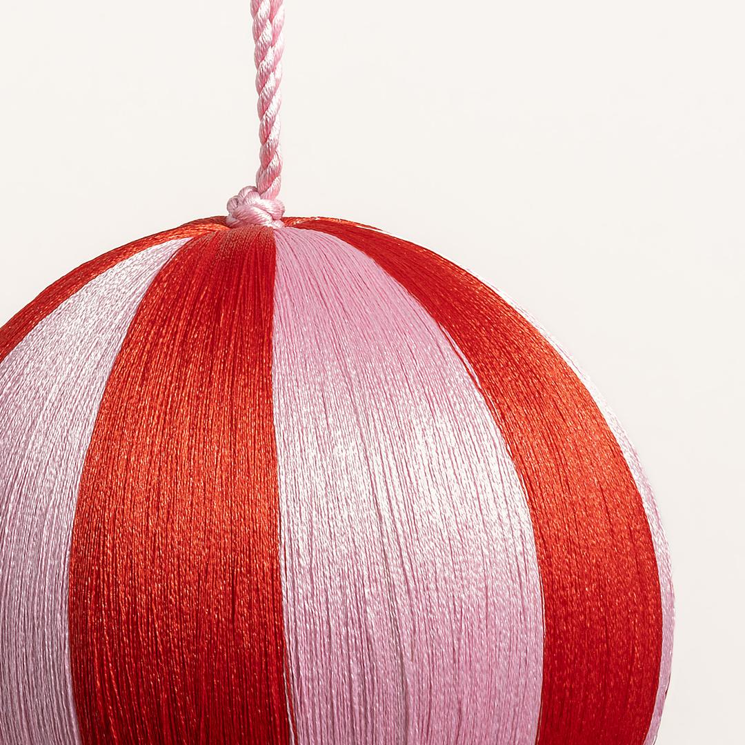 Bombay - Dekoratif Obje 10 Cm Pembe - Kırmızı