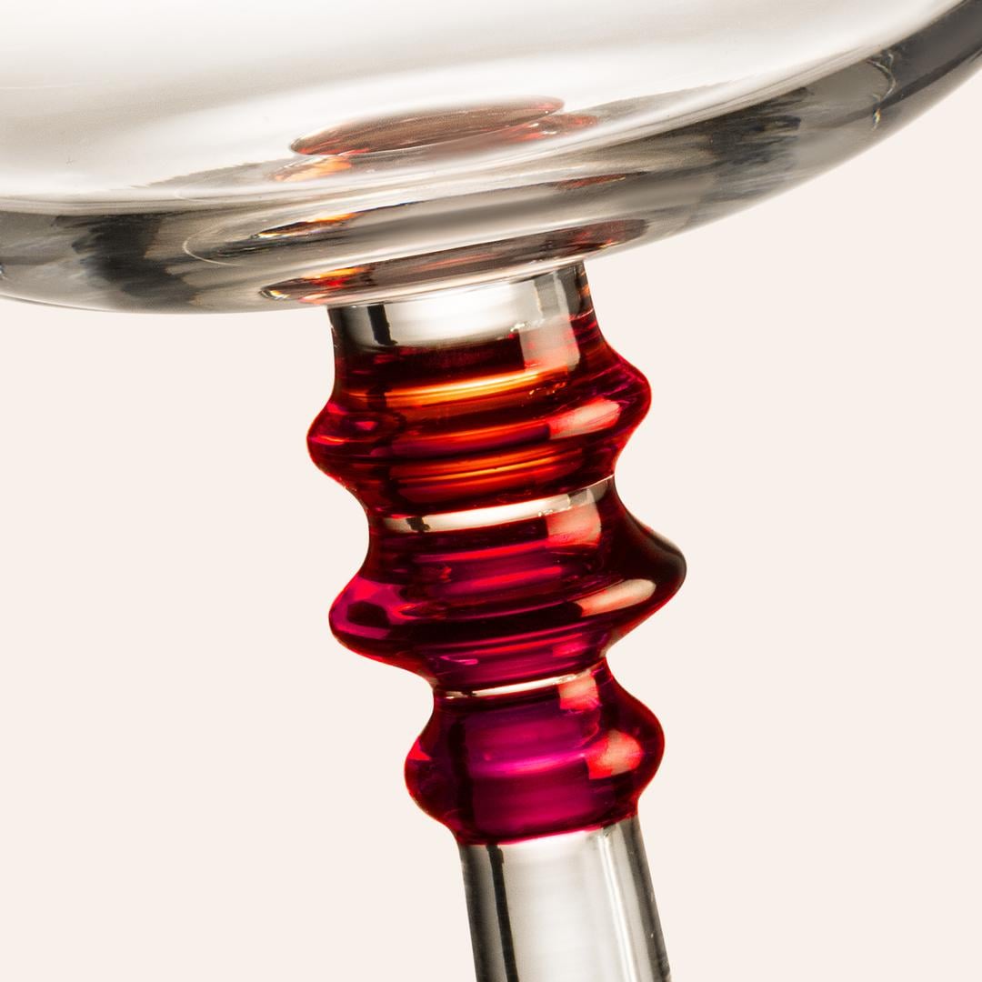 Loess Cam Kadeh 230 Ml Fuşya