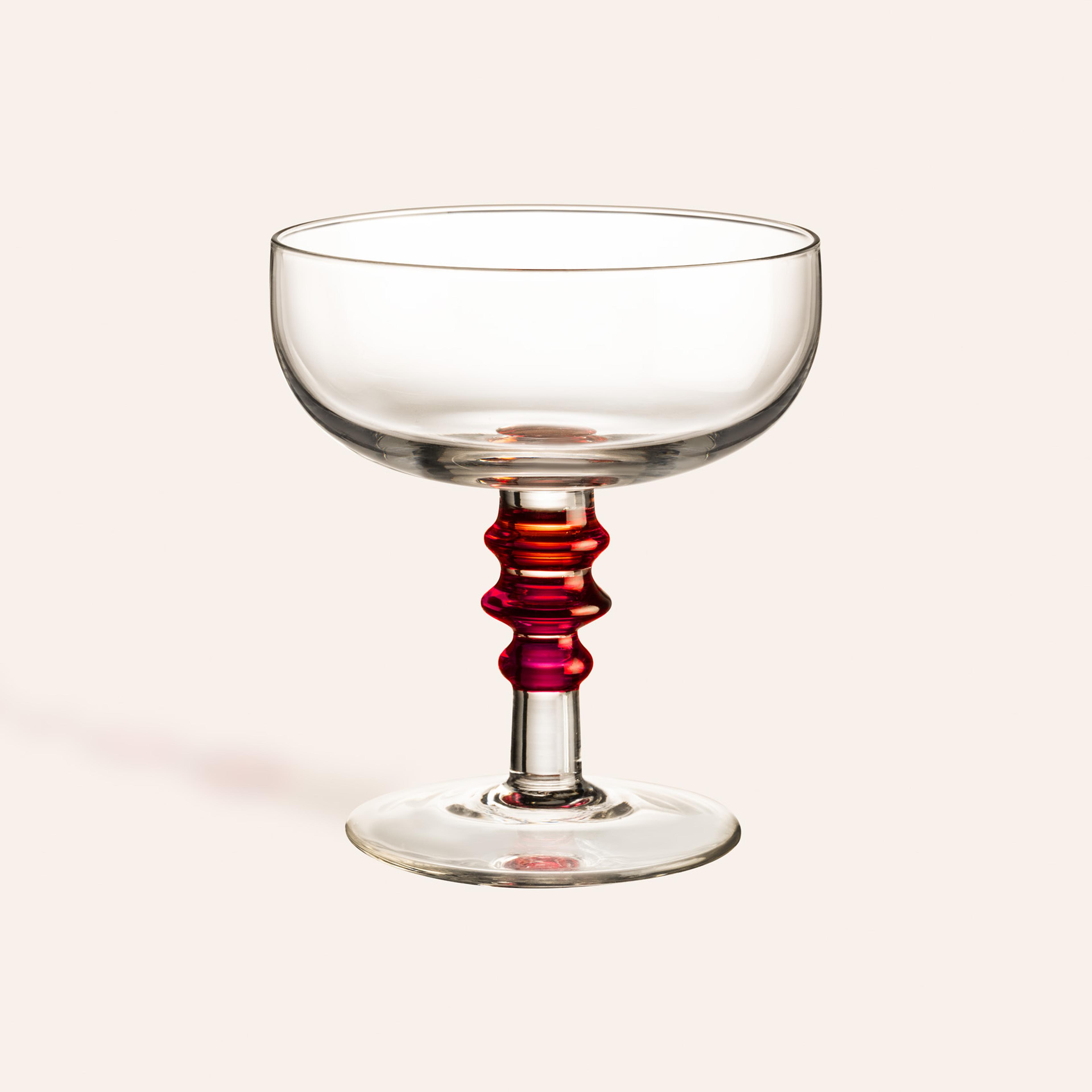 Loess Cam Kadeh 230 Ml Fuşya