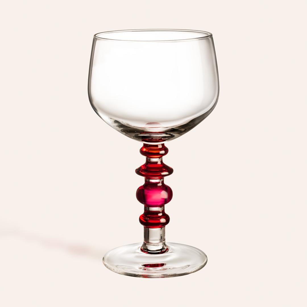 Loess Cam Kadeh 230 Ml Fuşya