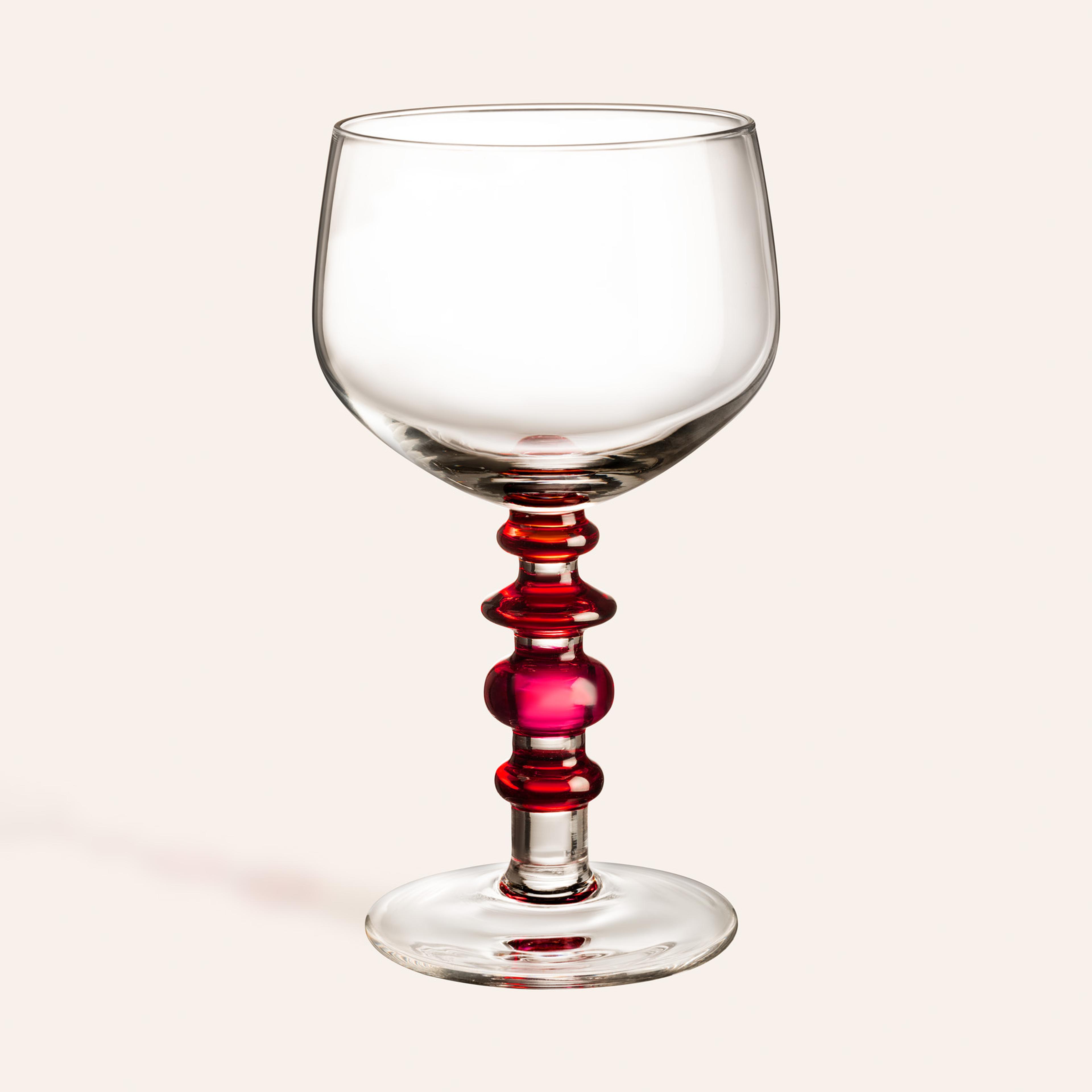 Loess Cam Kadeh 230 Ml Fuşya