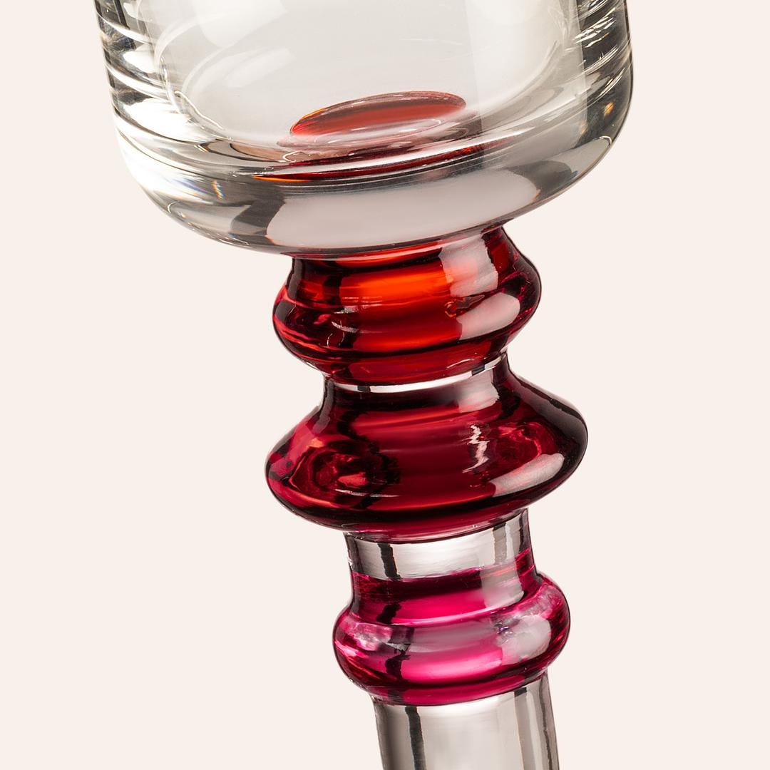 Loess Cam Kadeh 240 Ml Fuşya