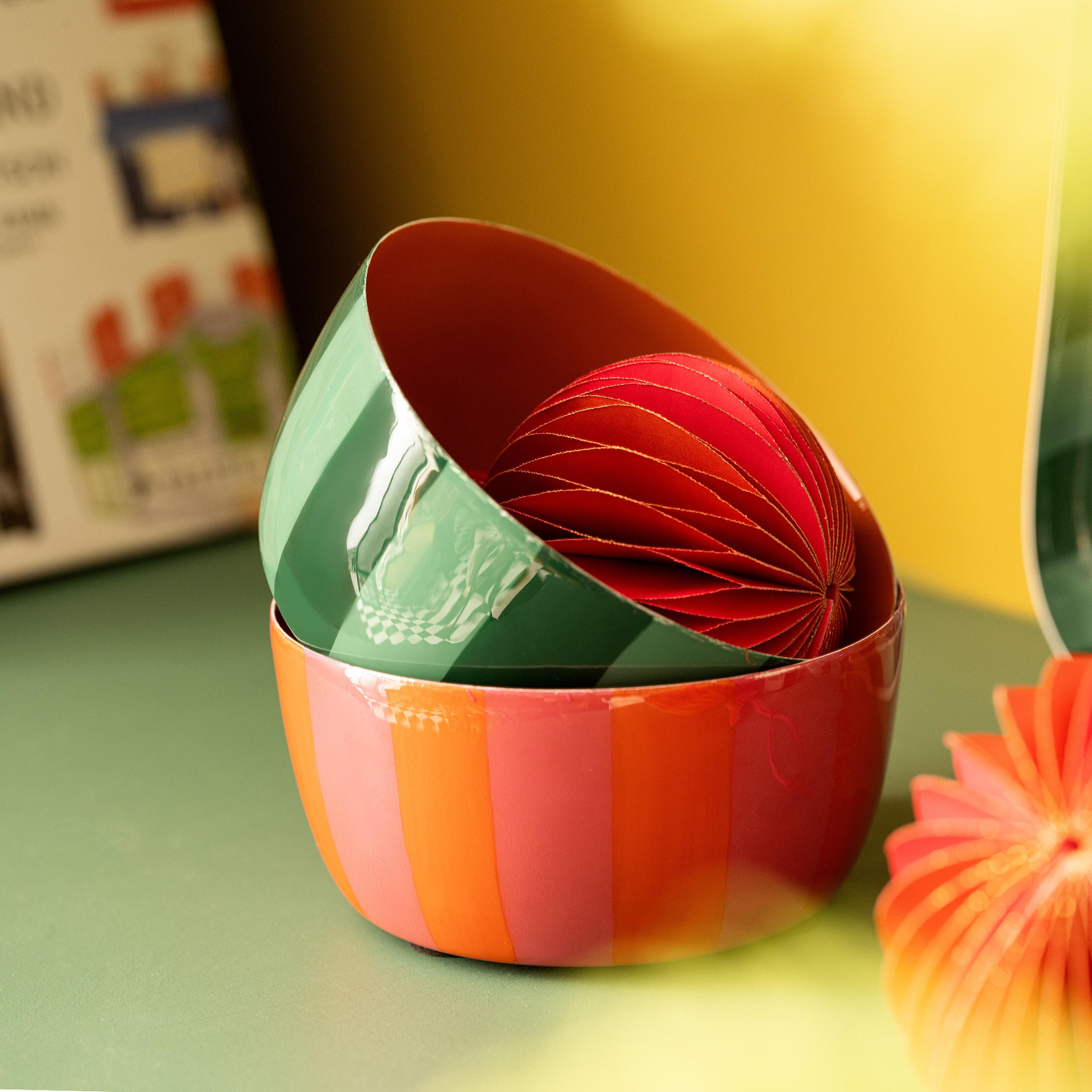 Nanpur Metal Kase 11x11x6 Cm Yeşil