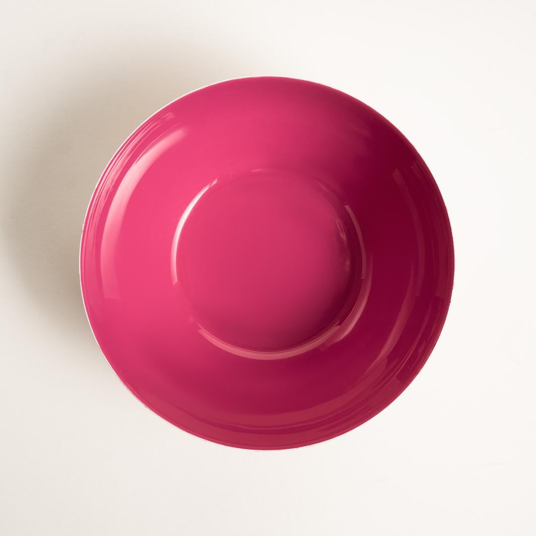 Nanpur Metal Kase 15x15x5 Cm Beyaz - Turuncu