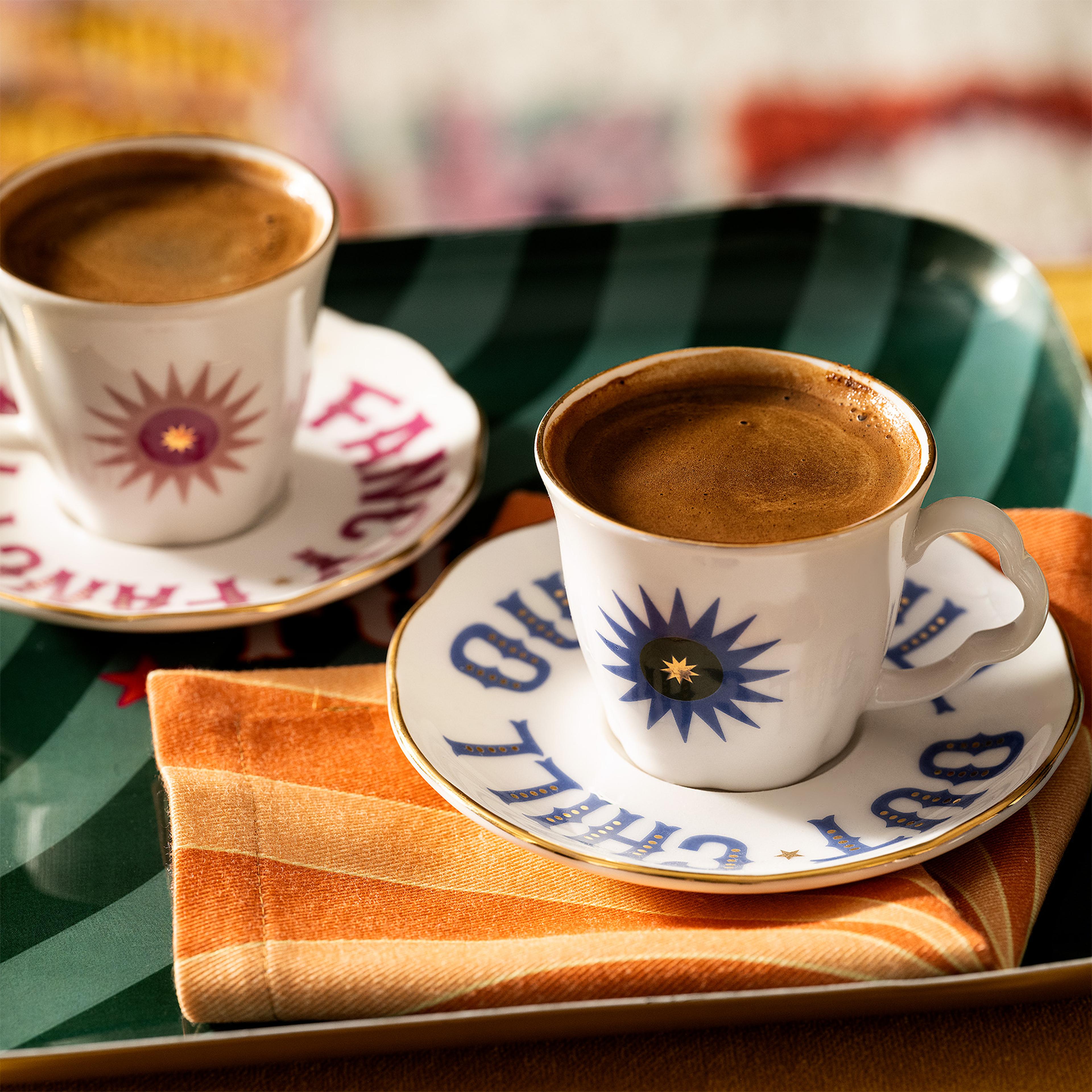 Nilüfer Nakışlı Baskılı Pamuk %100 Pamuk Peçete 25x25 Cm Turuncu - Mavi