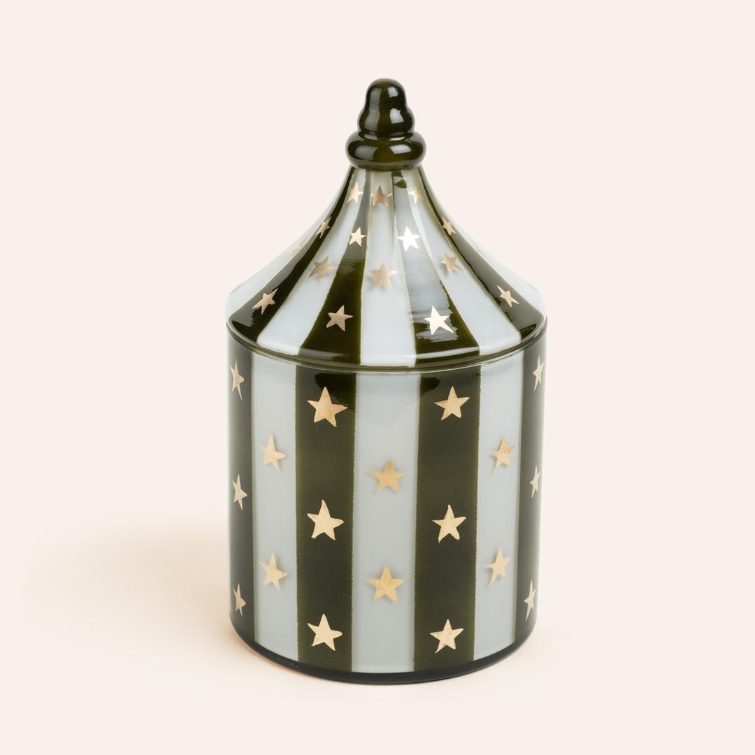 Aravalı Cam Dekoratif Kase 13x13x24 Cm Yeşil