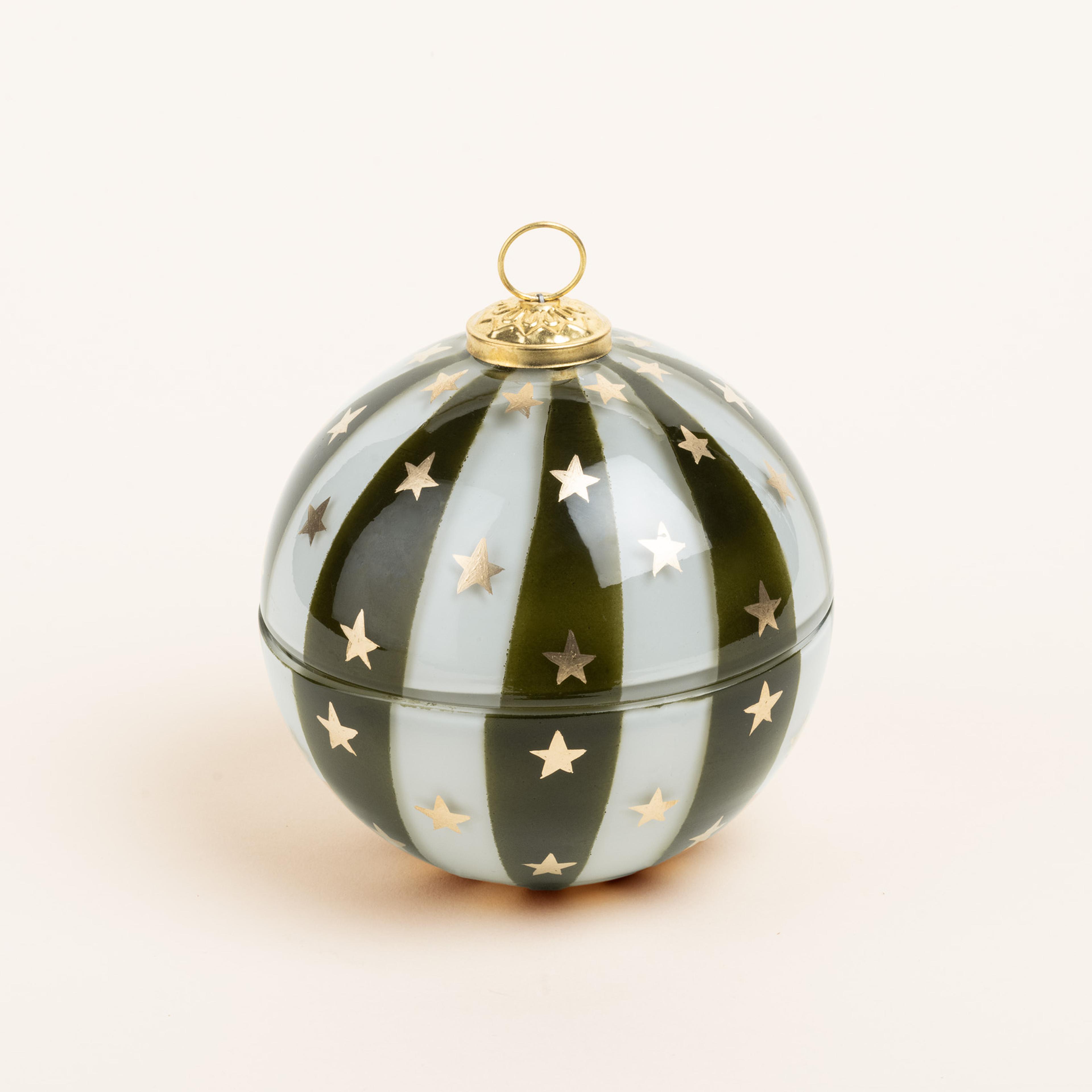 Aravalı Cam Dekoratif Kase 13x13x13 Cm Yeşil