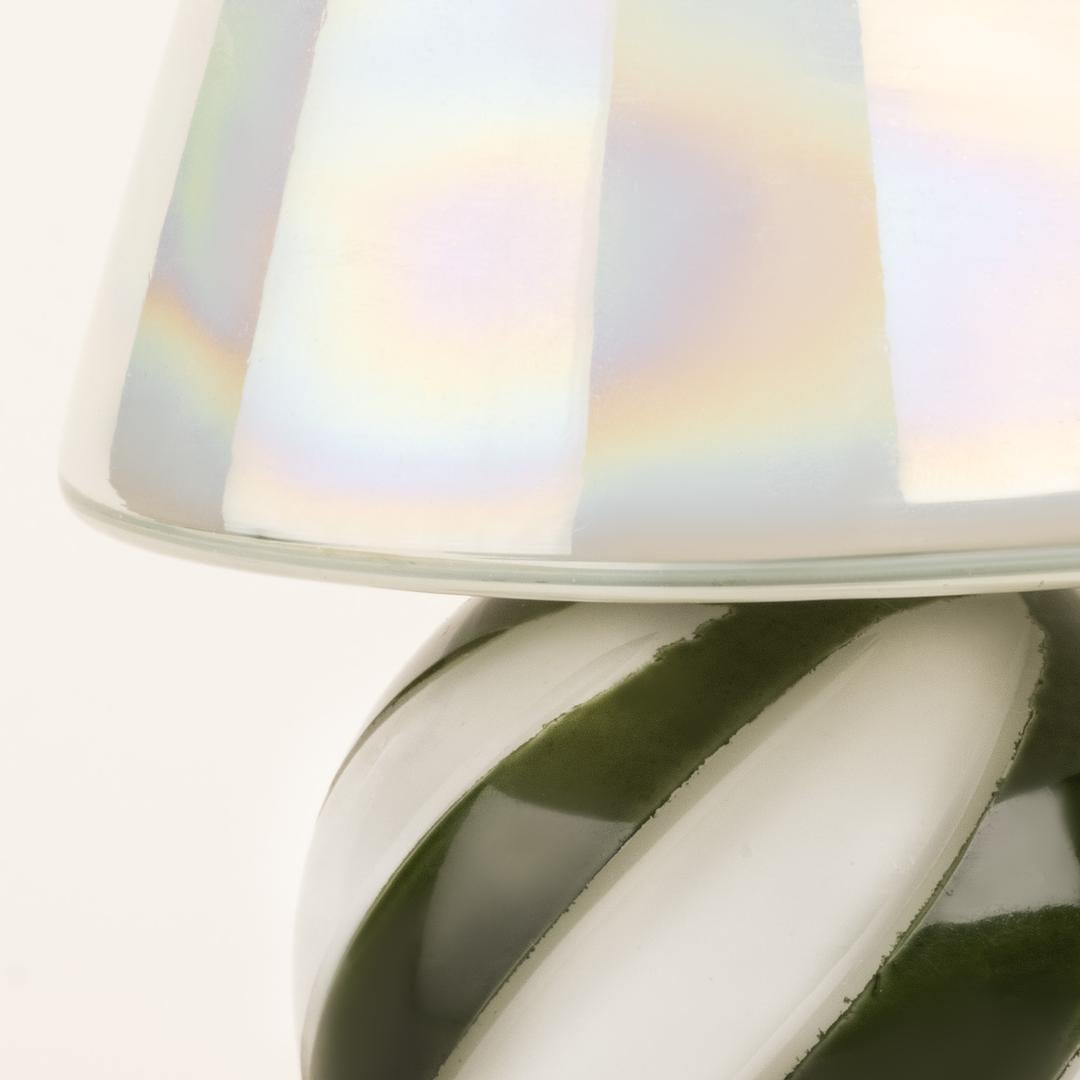 Aravalı Cam Dekoratif Kase 10x10x22 Cm Yeşil