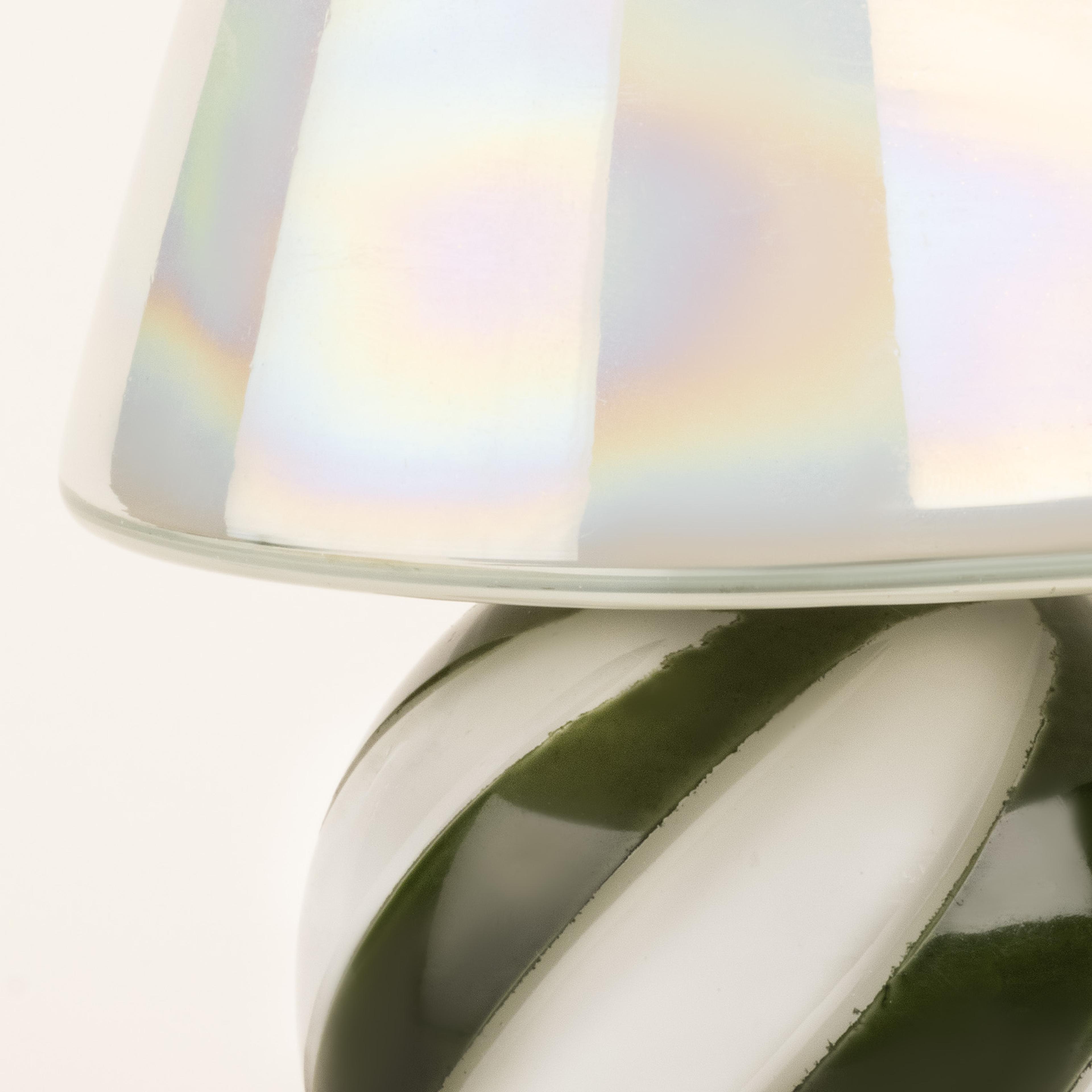 Aravalı Cam Dekoratif Kase 10x10x22 Cm Yeşil