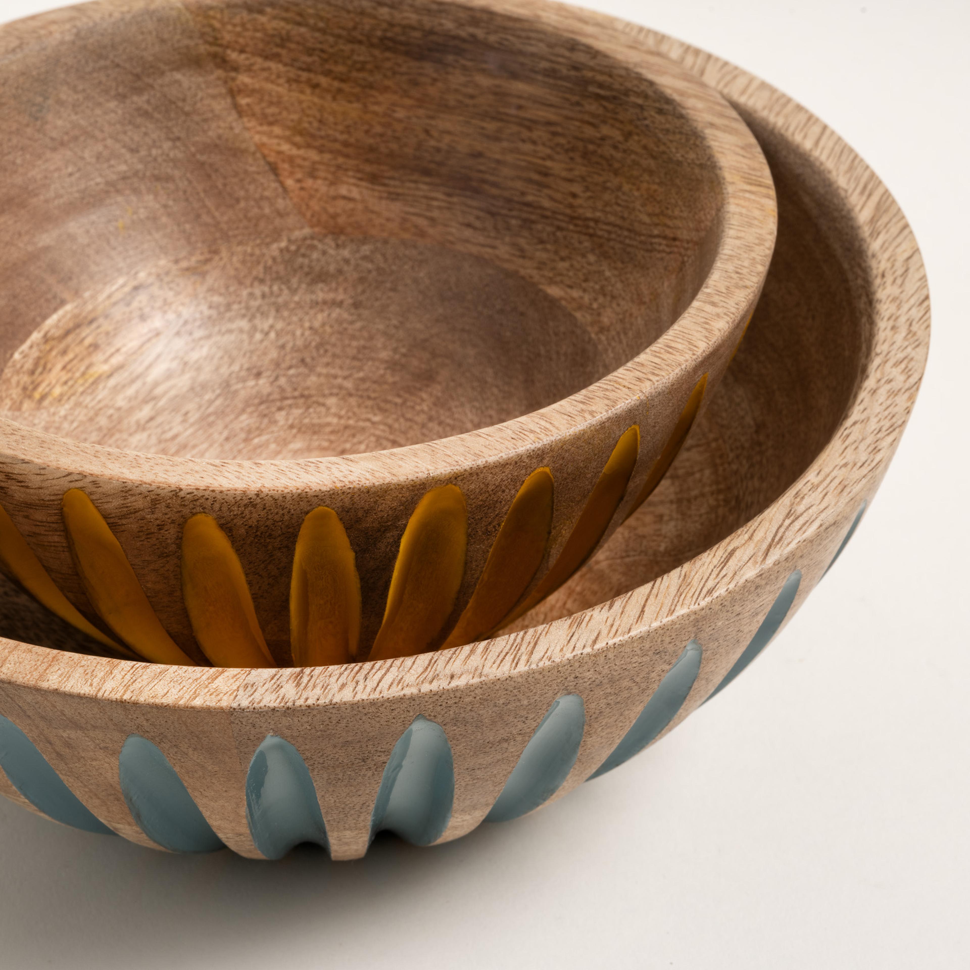 Lakrı Mango Ağacı Kase 15 Cm Sarı