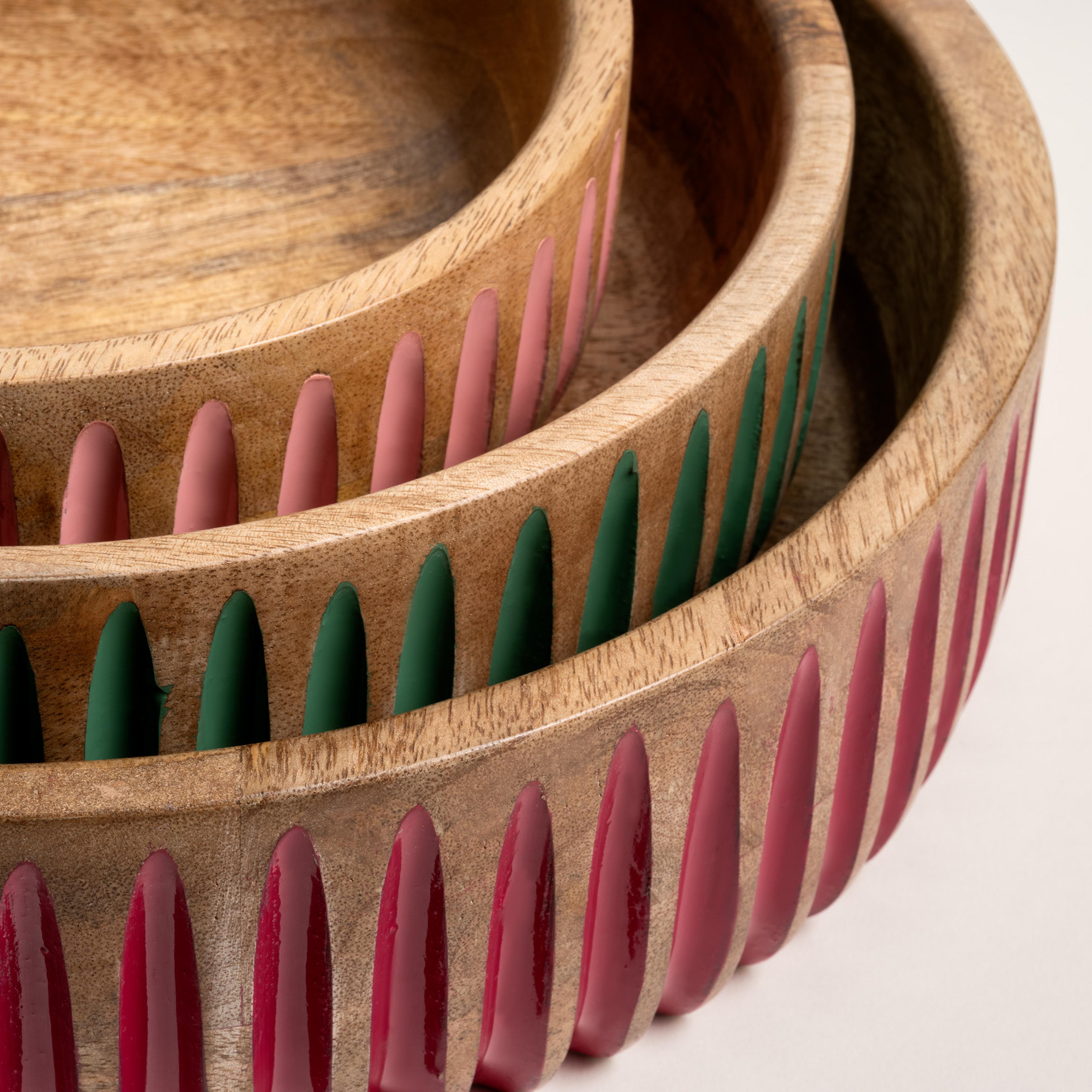 Lakrı Mango Ağacı Kase 20 Cm Pembe