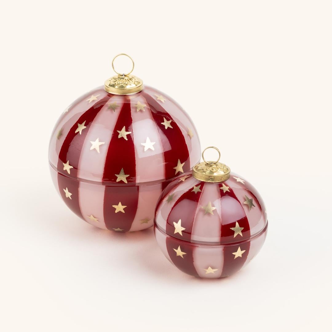 Aravalı Cam Dekoratif Kase 8x8x8 Cm Fuşya