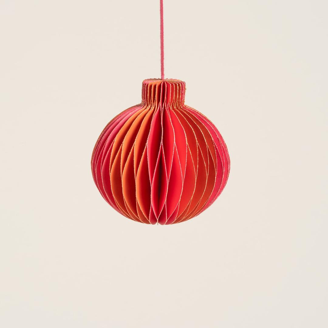 Naıla - Dekoratif Obje 8 Cm Fuşya - Turuncu