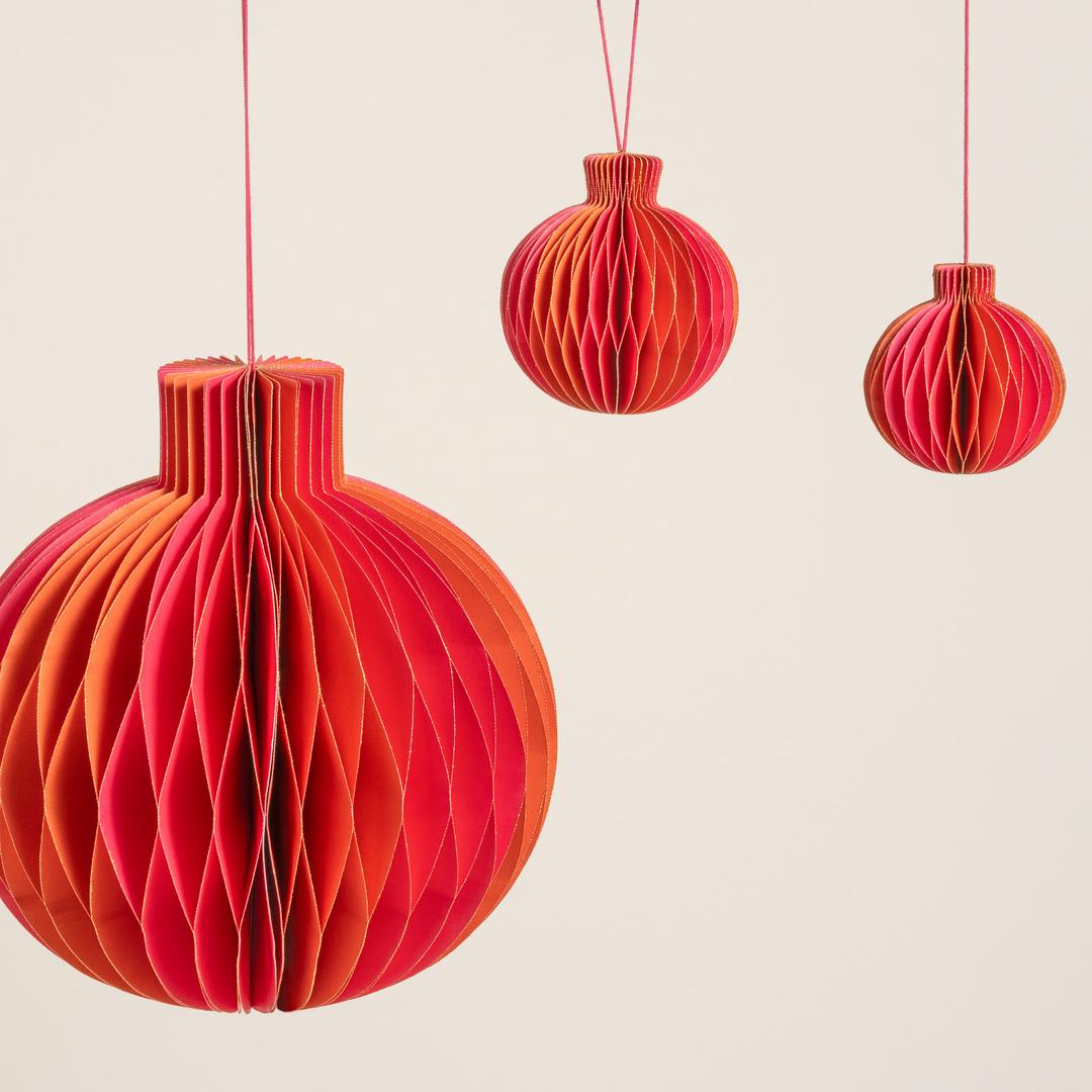 Naıla - Dekoratif Obje 10 Cm Fuşya - Turuncu