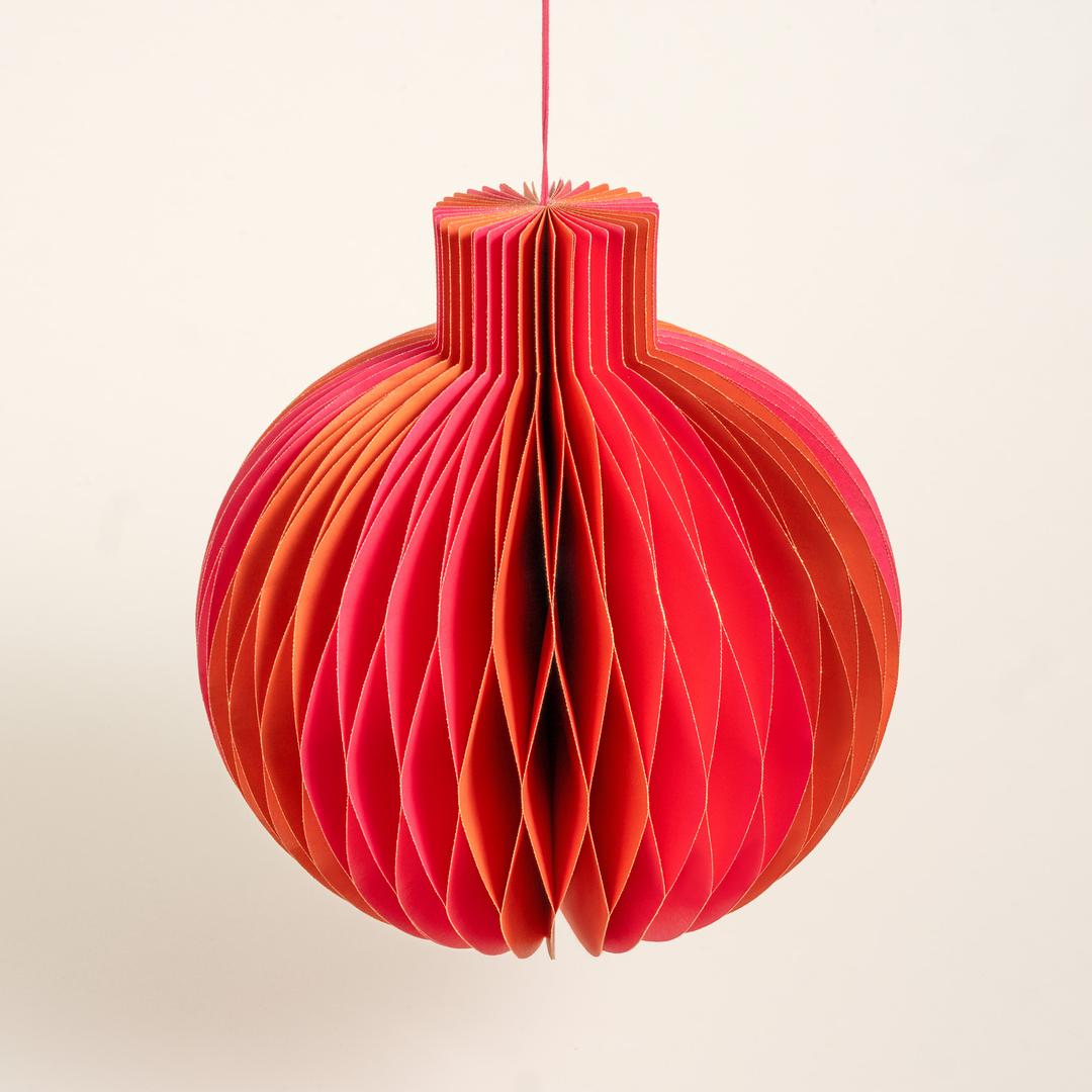 Naıla Dekoratif Obje 25 Cm Fuşya - Turuncu